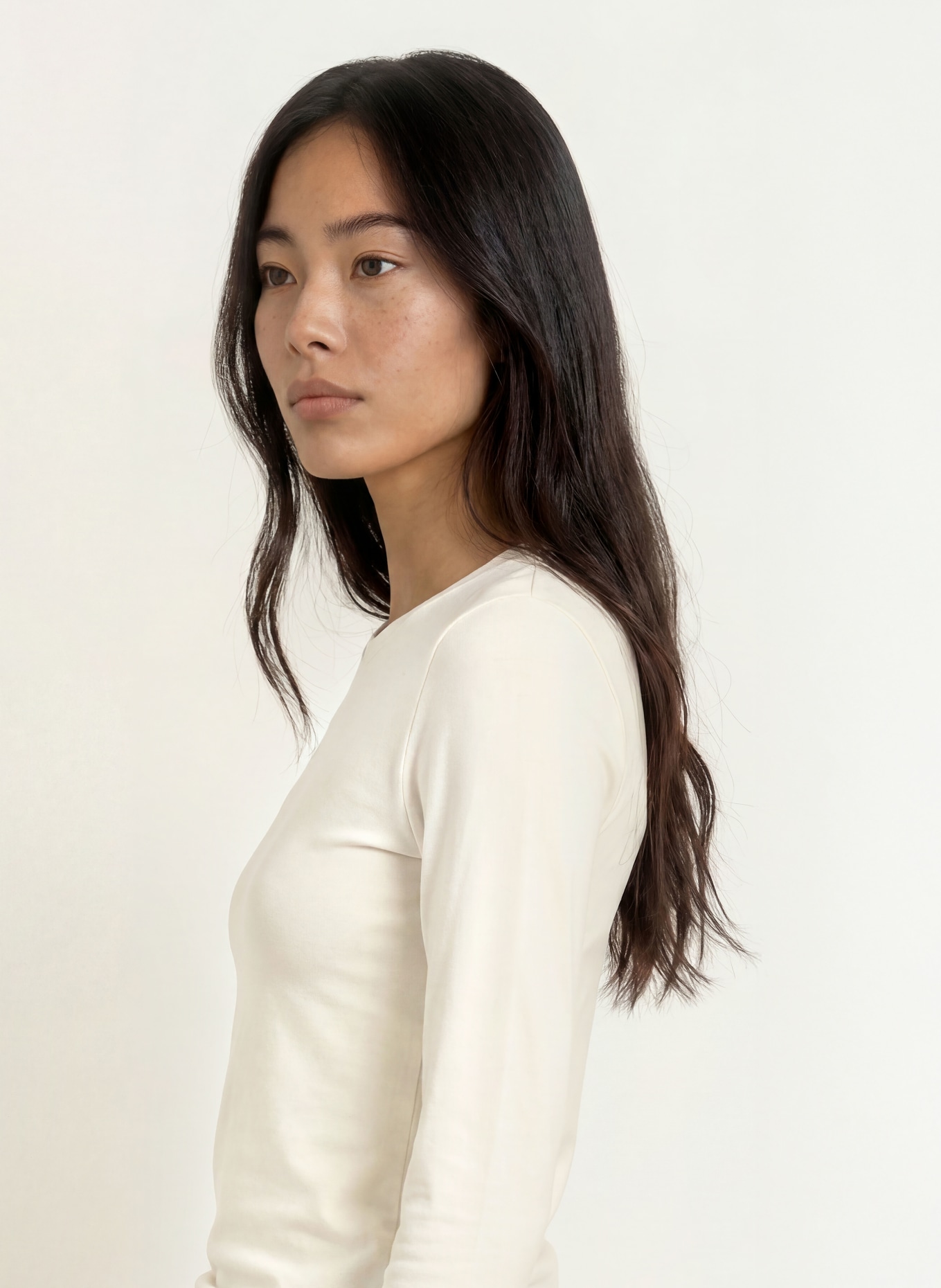 SELECTED Longsleeve: WEISS