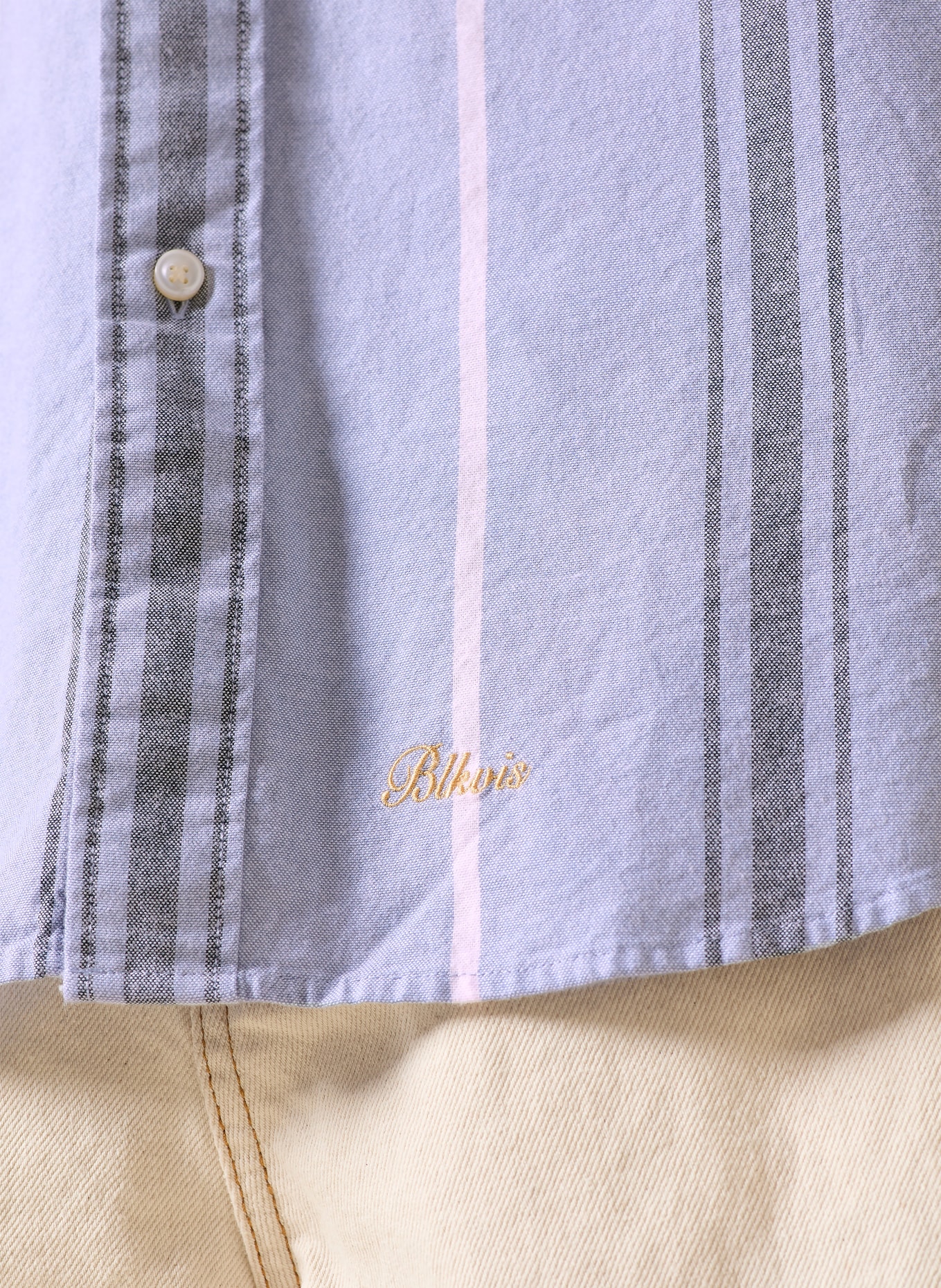 BLKVIS Hemd Comfort Fit: HELLBLAU / DUNKELGRAU / WEISS