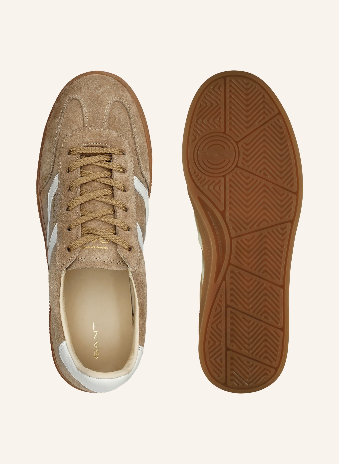 GANT Sneakers CUZIMA: LICHTBRUIN / CRÈME