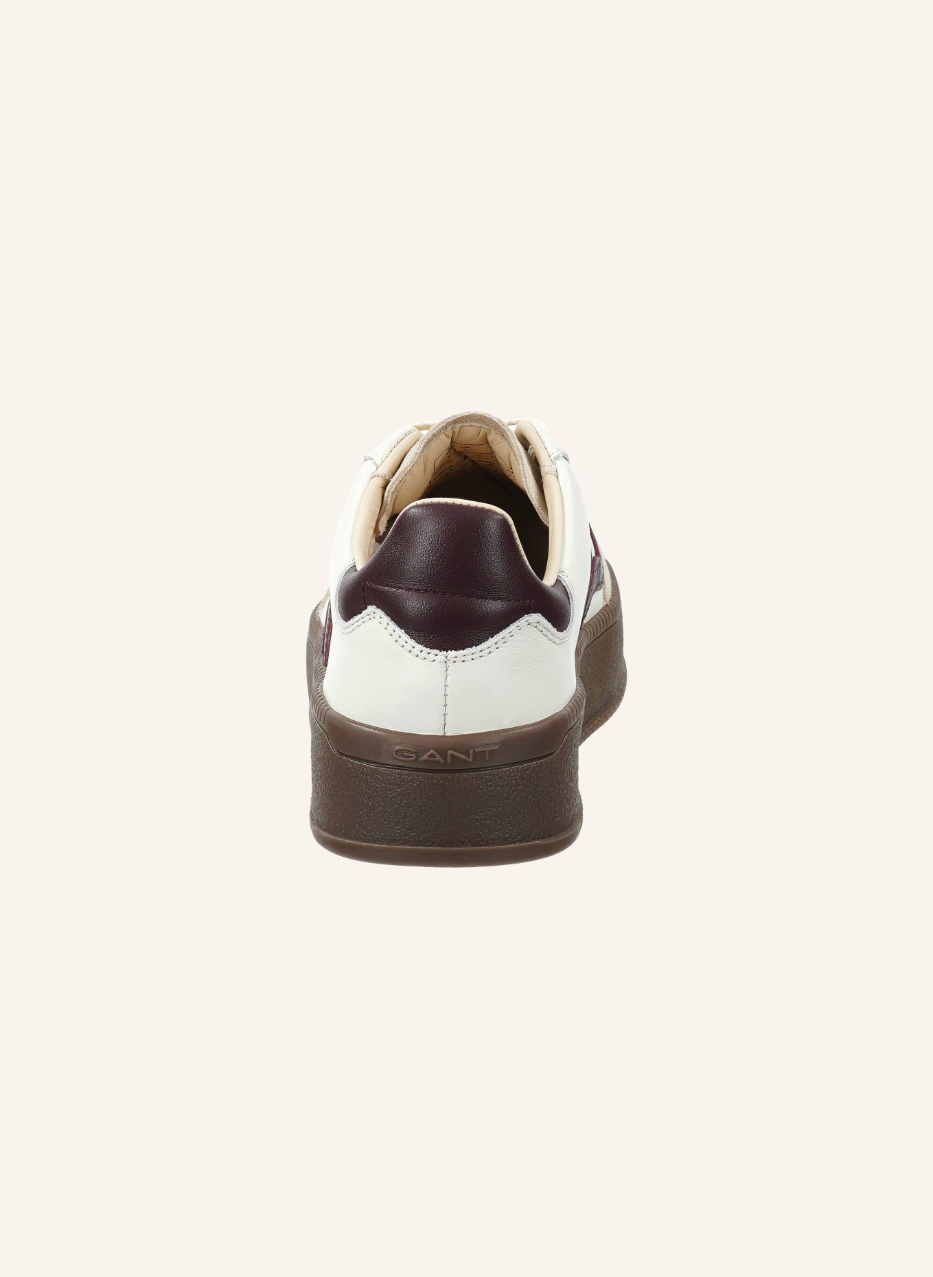 GANT Sneakers CUZMANI: WIT / MARRON FONCÉ / BEIGE