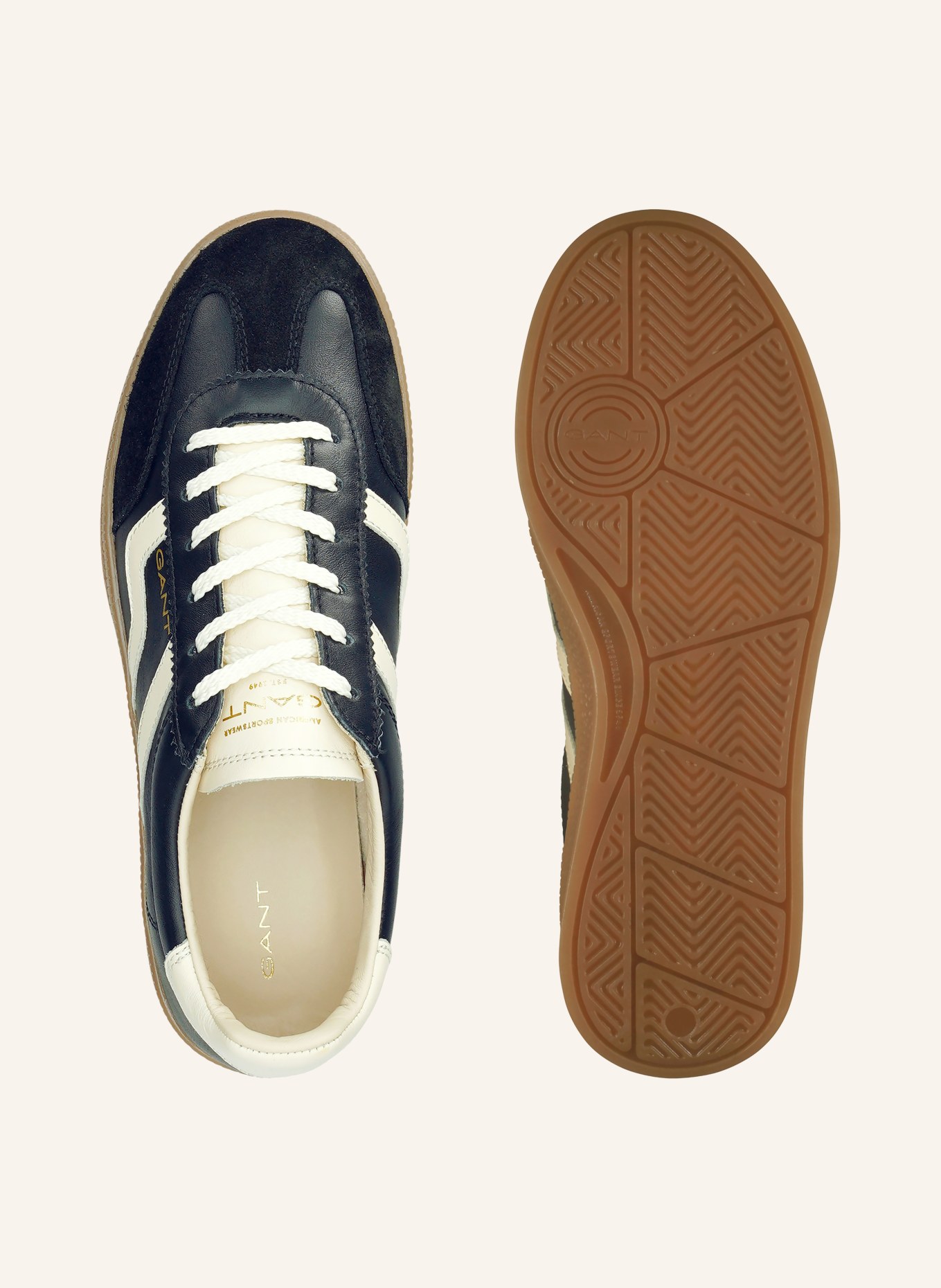 GANT Sneakers CUZIMA: ZWART / WIT