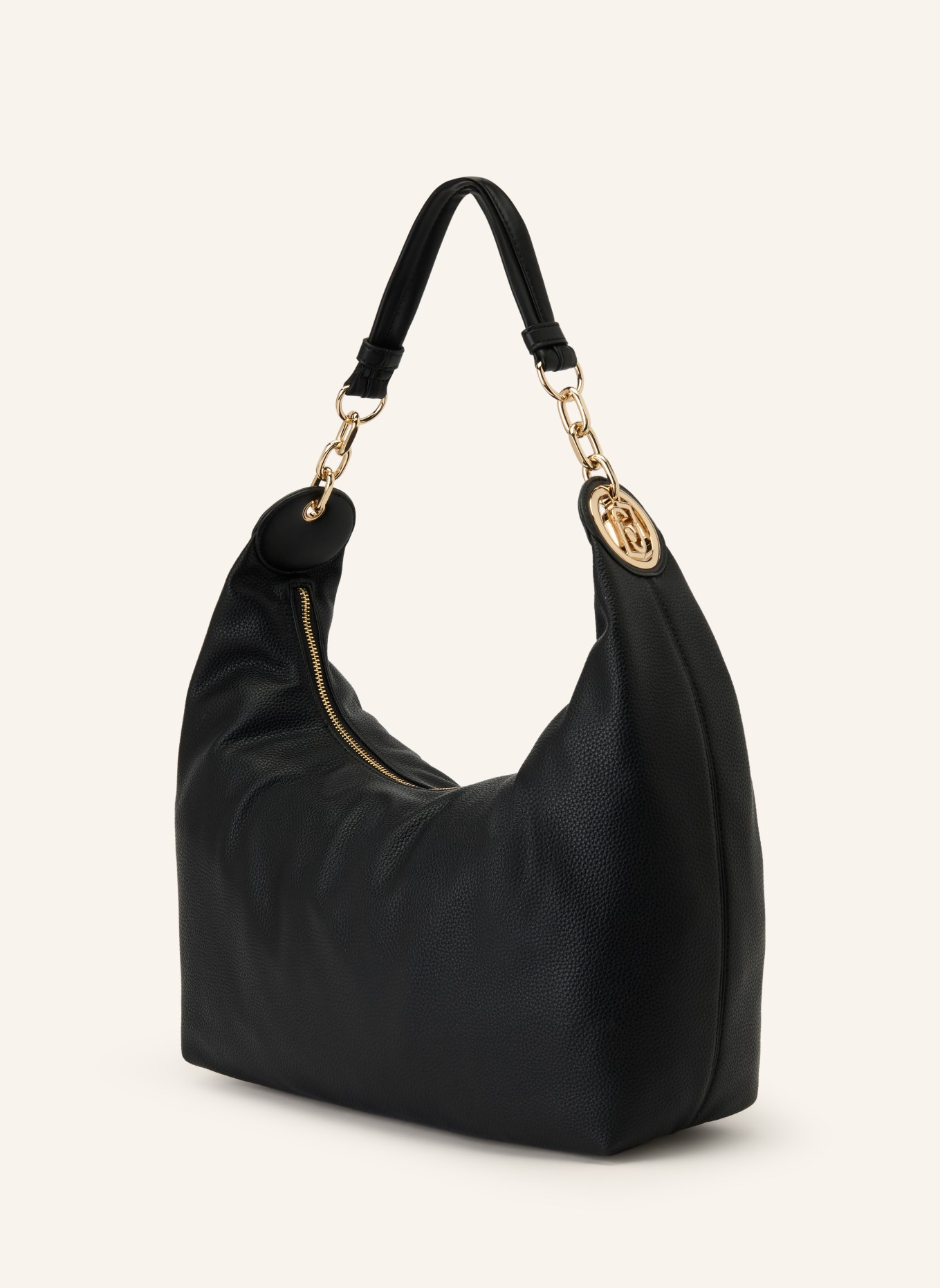 LIU JO Beuteltasche: SCHWARZ / GOLD