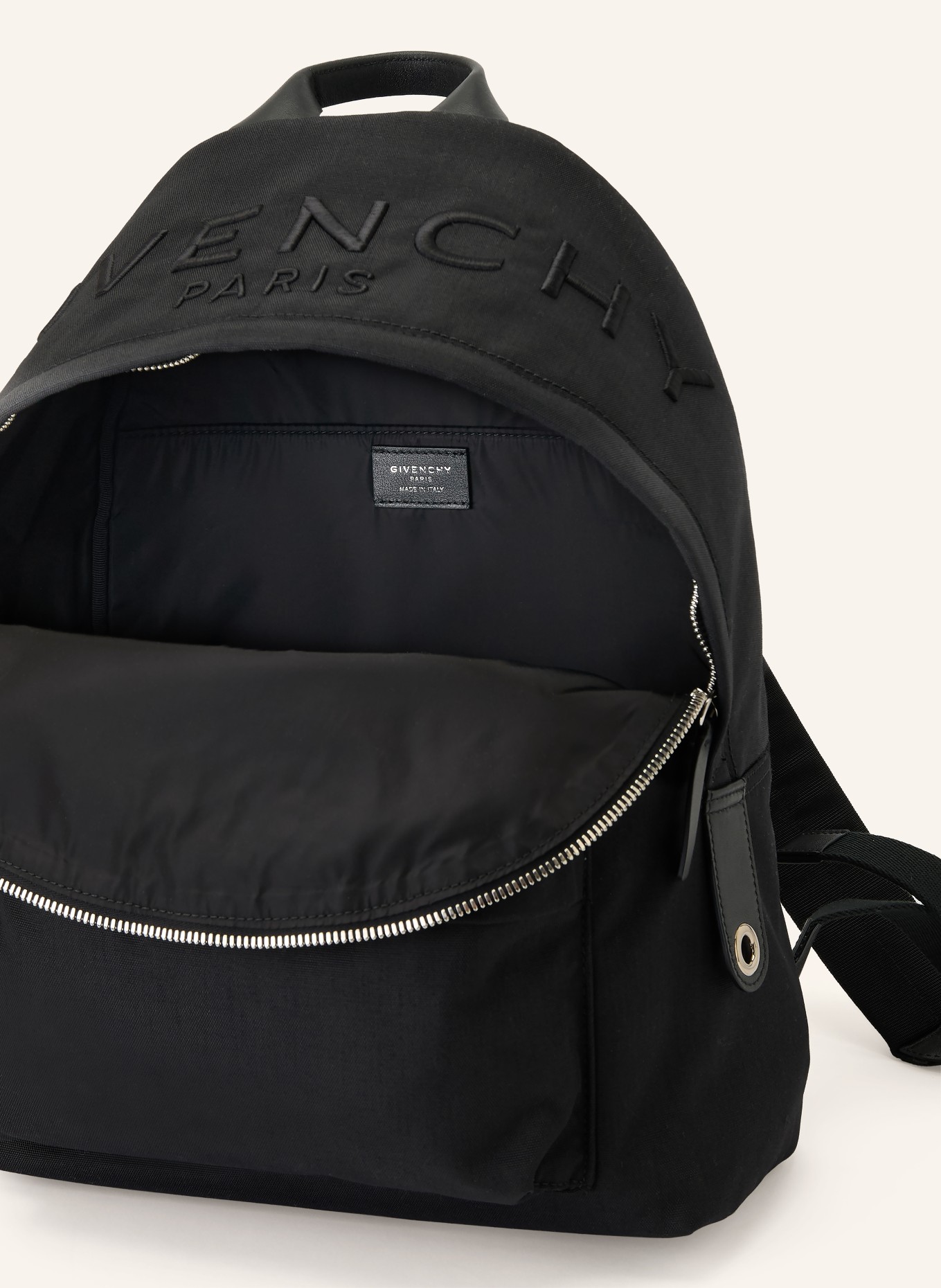 GIVENCHY Rucksack JOURNEY: SCHWARZ / SILBER