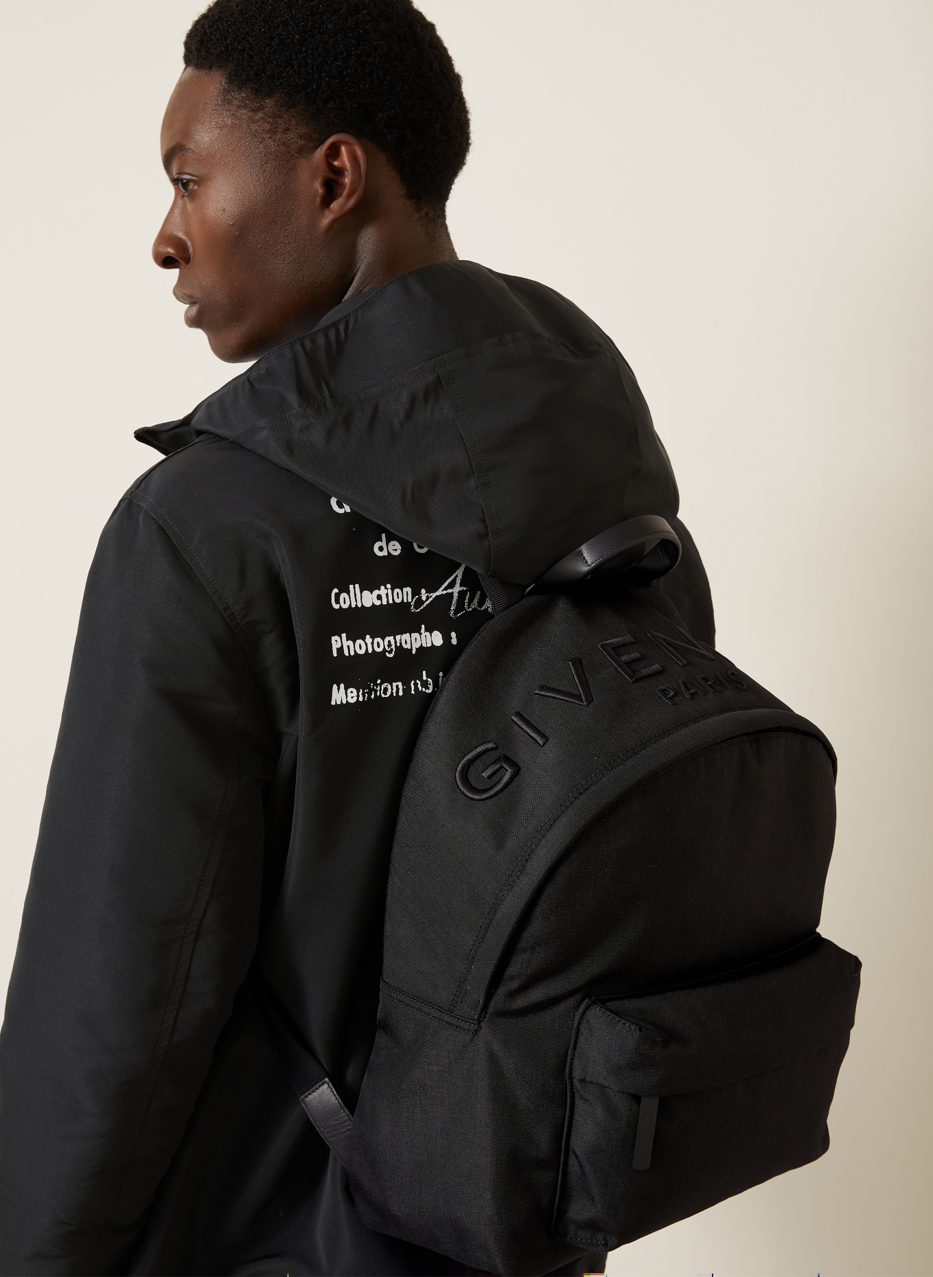 GIVENCHY Rucksack JOURNEY: SCHWARZ / SILBER