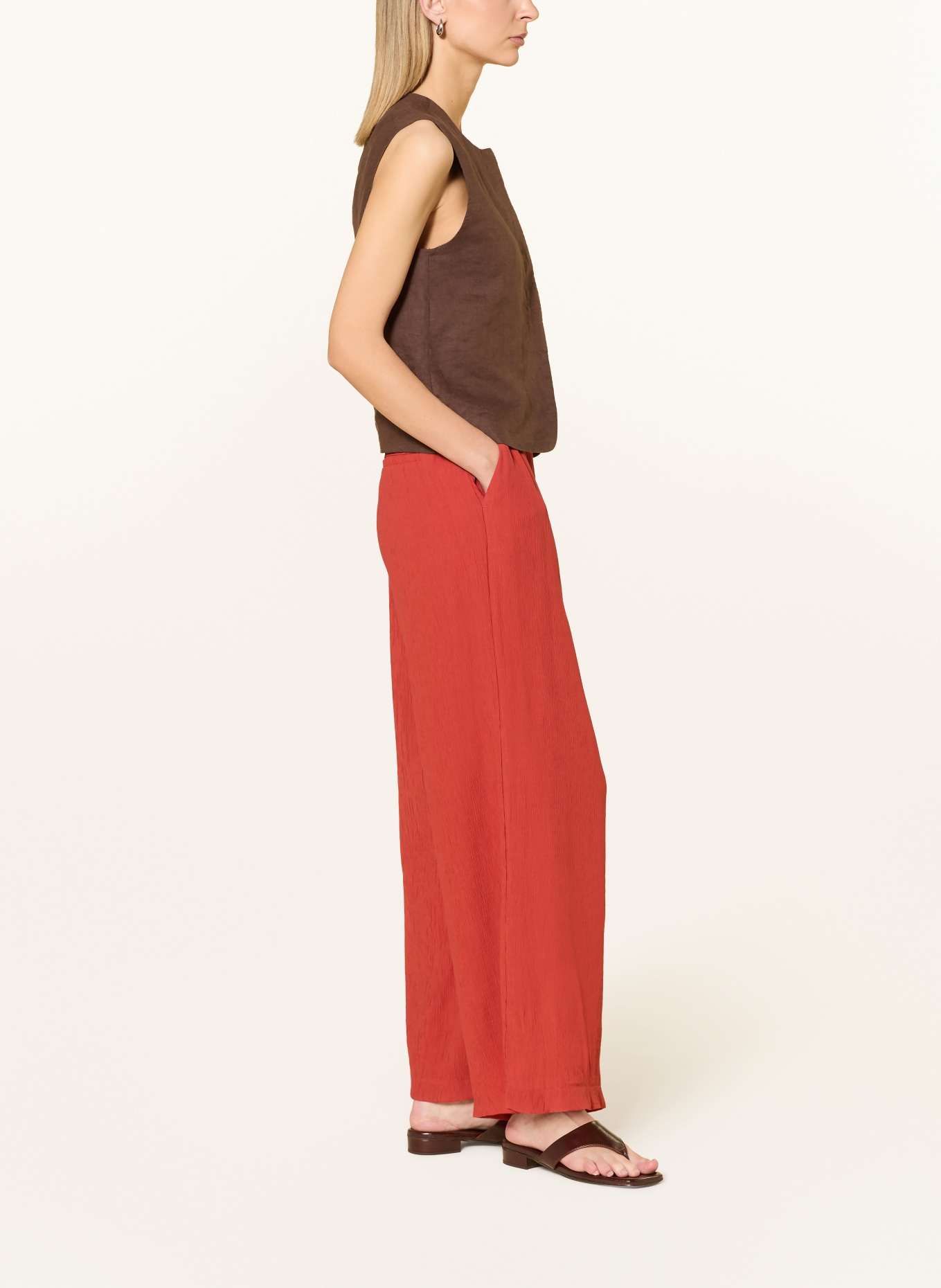 BETTY&CO Wide-leg trousers: RED