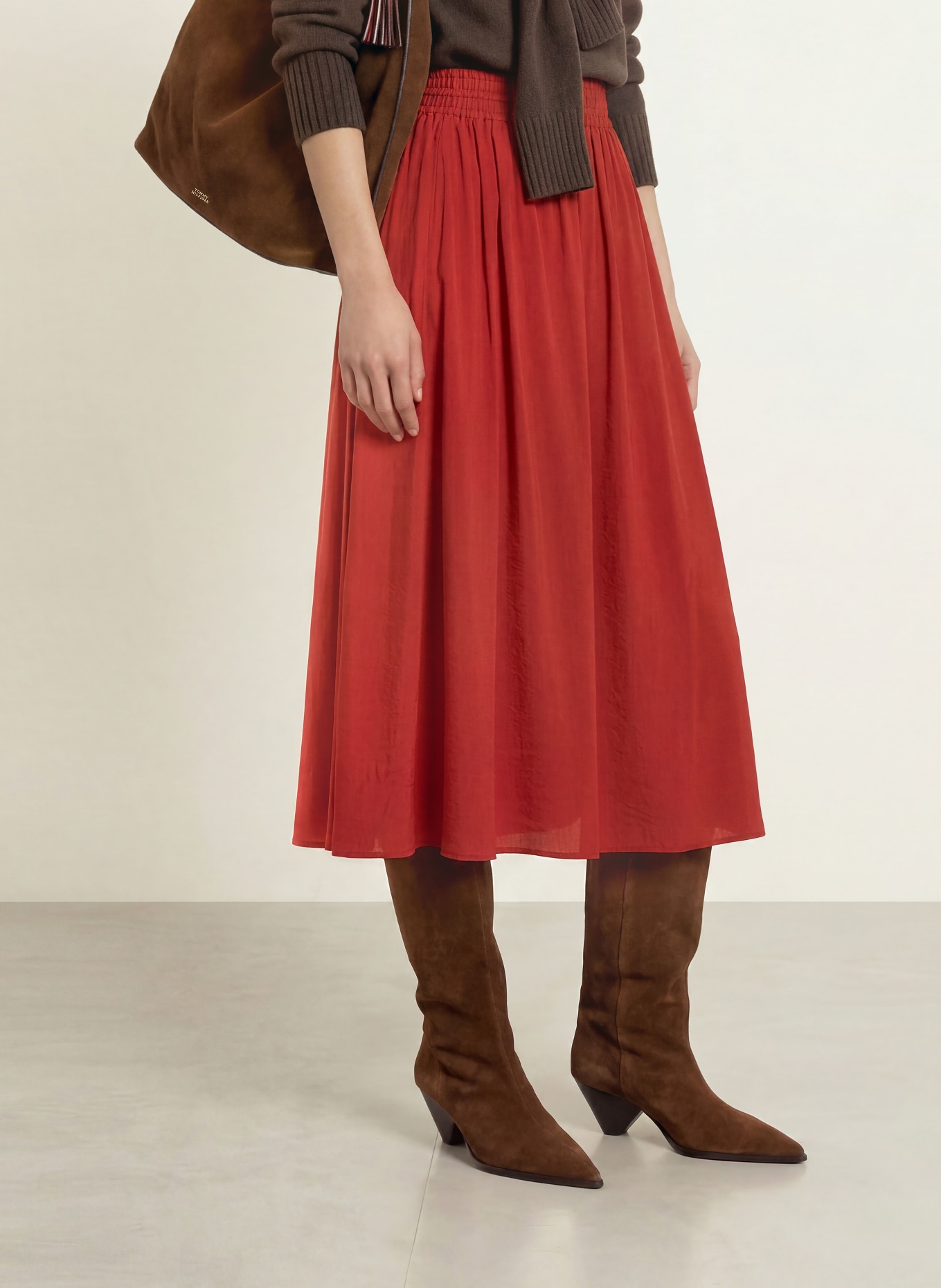MORE & MORE Skirt: RED