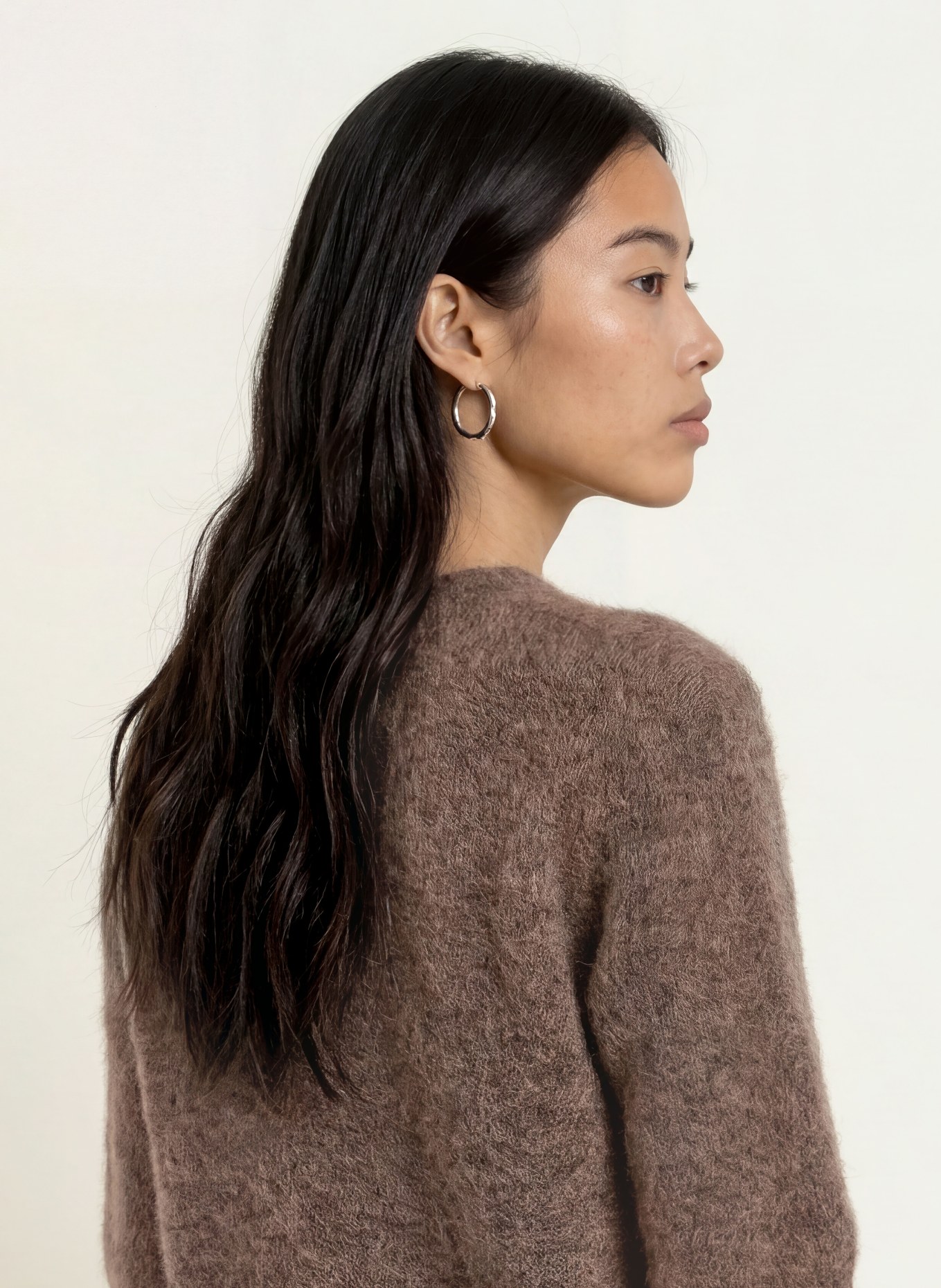 GESTUZ Gebreid shirt GZDEBBIE met mohair: BRUIN