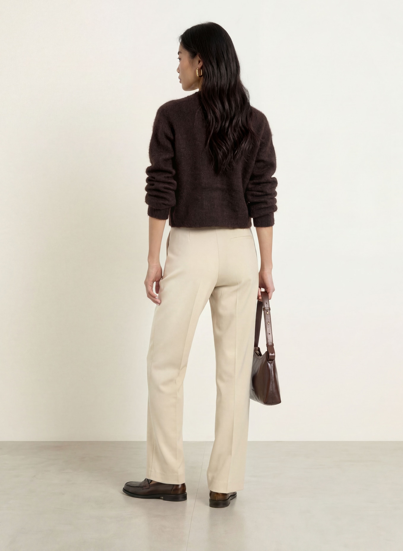GESTUZ Vest GZDEBBIE met mohair: BRUIN