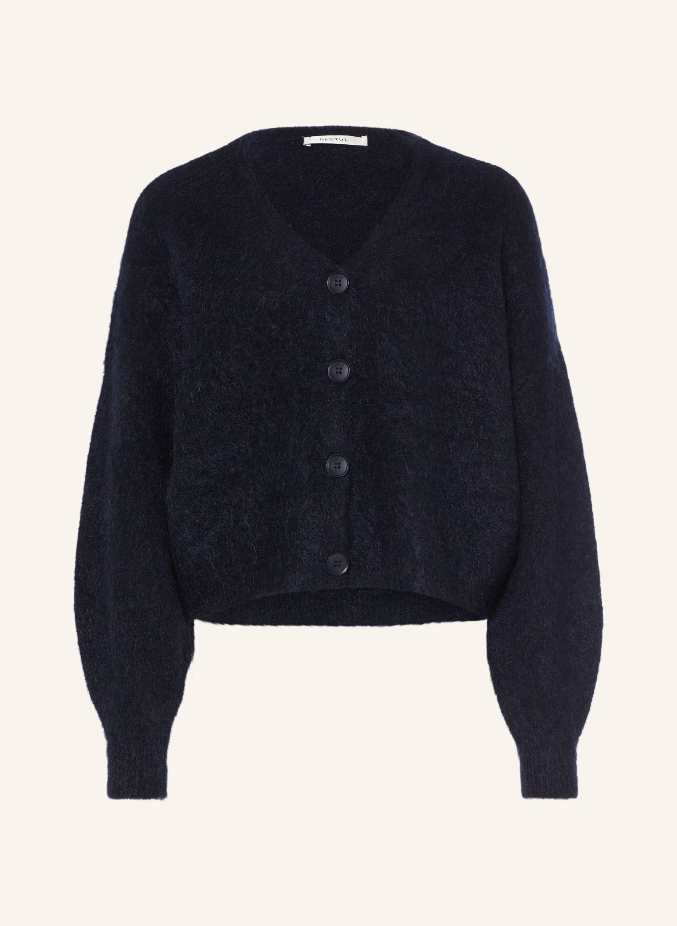 GESTUZ Vest GZDEBBIE met mohair: DONKERBLAUW
