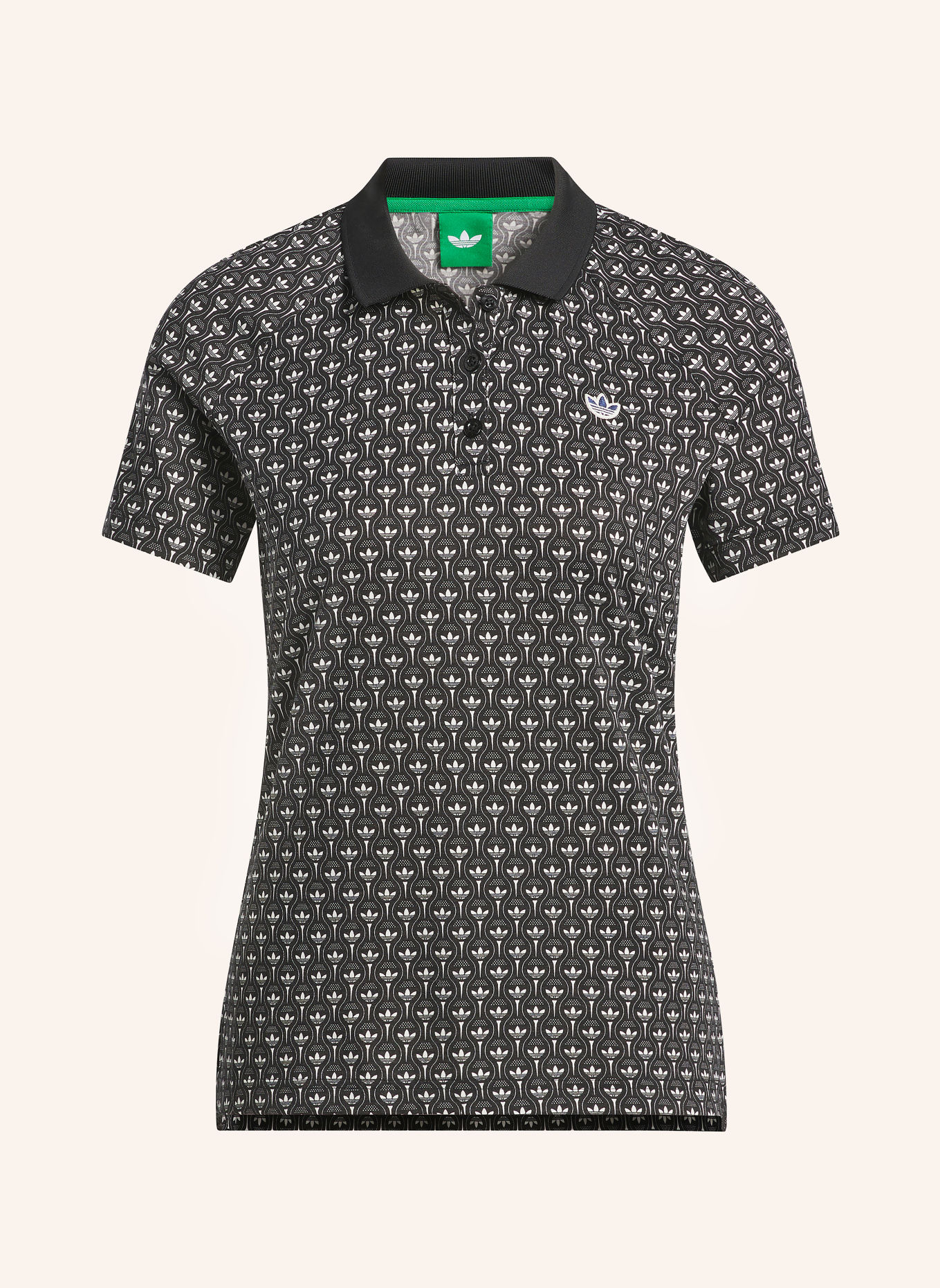 adidas Originals Jersey polo shirt ORIGINALS: BLACK / WHITE