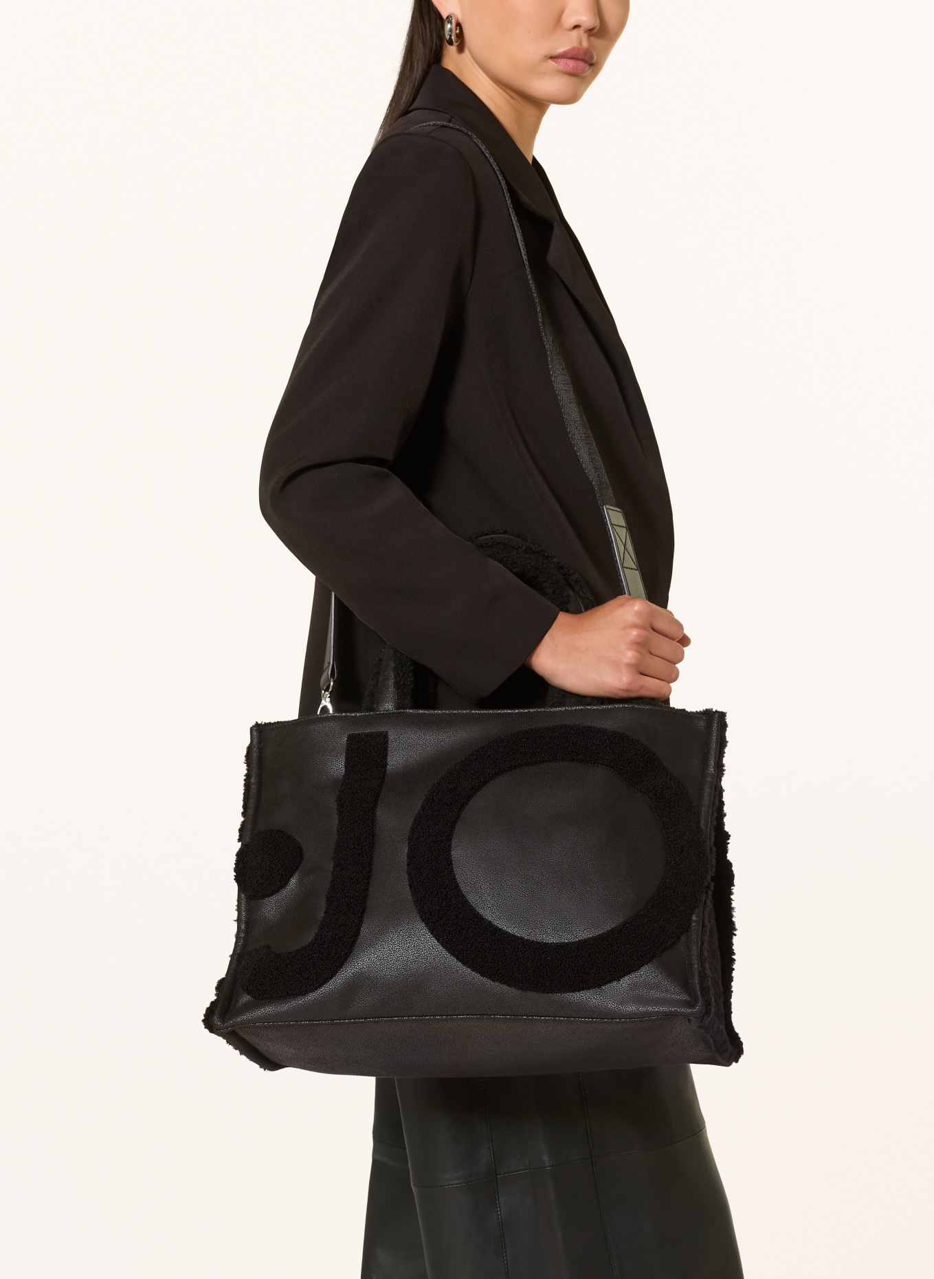 LIU JO Shopper: ZWART / ZILVER