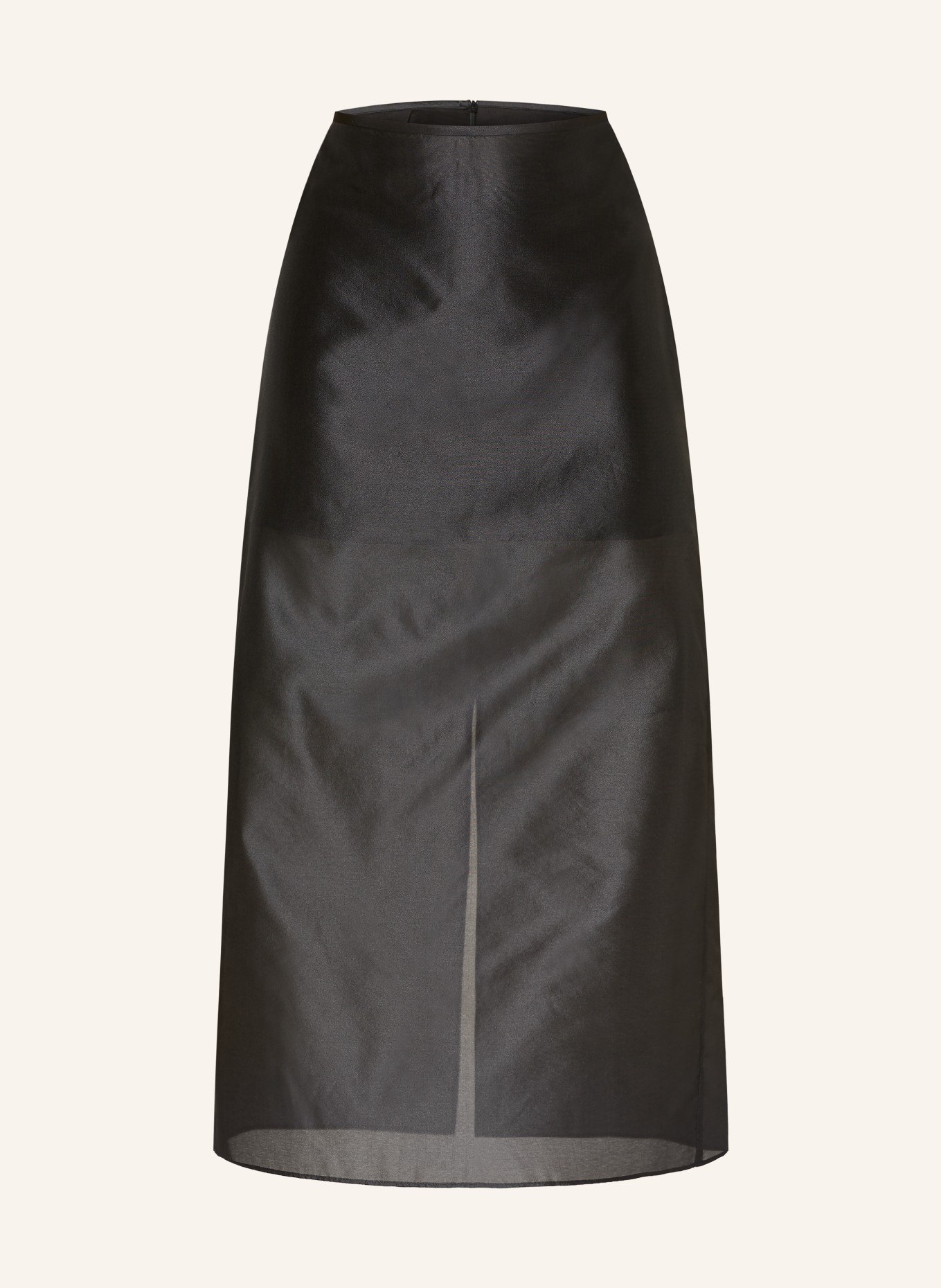 ALMADA LABEL Jupe KIANA en soie: NOIR