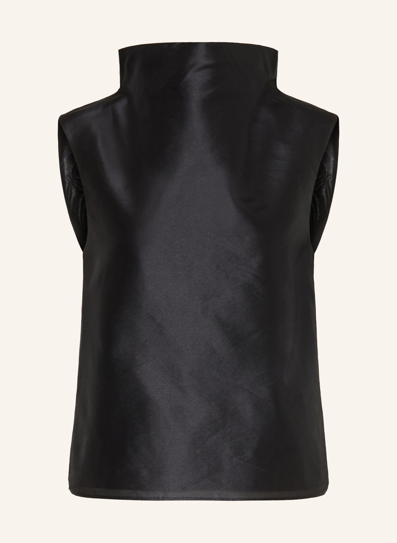 ALMADA LABEL KIERA Blouse with Silk: BLACK