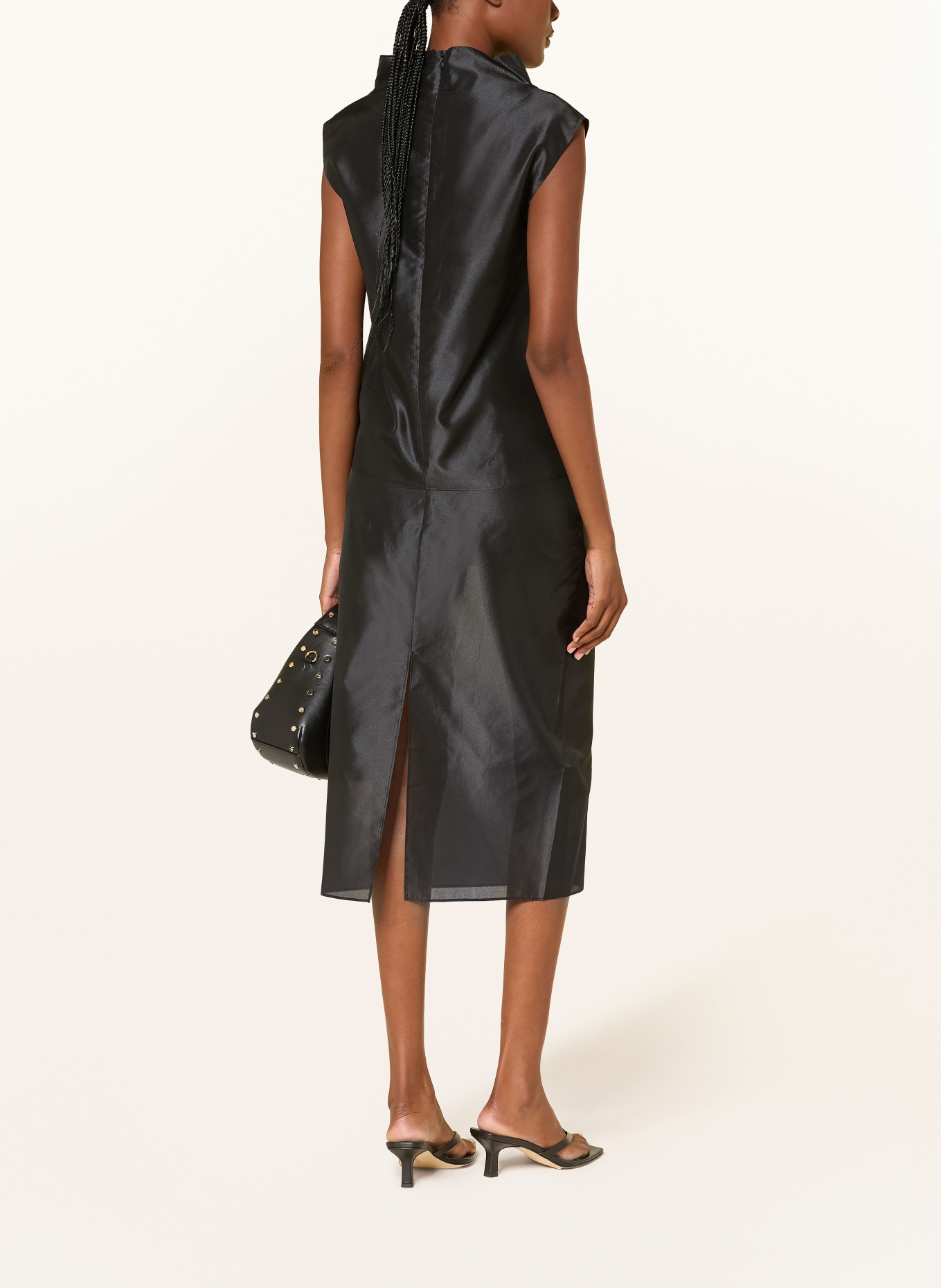 ALMADA LABEL KIERA Blouse with Silk: BLACK