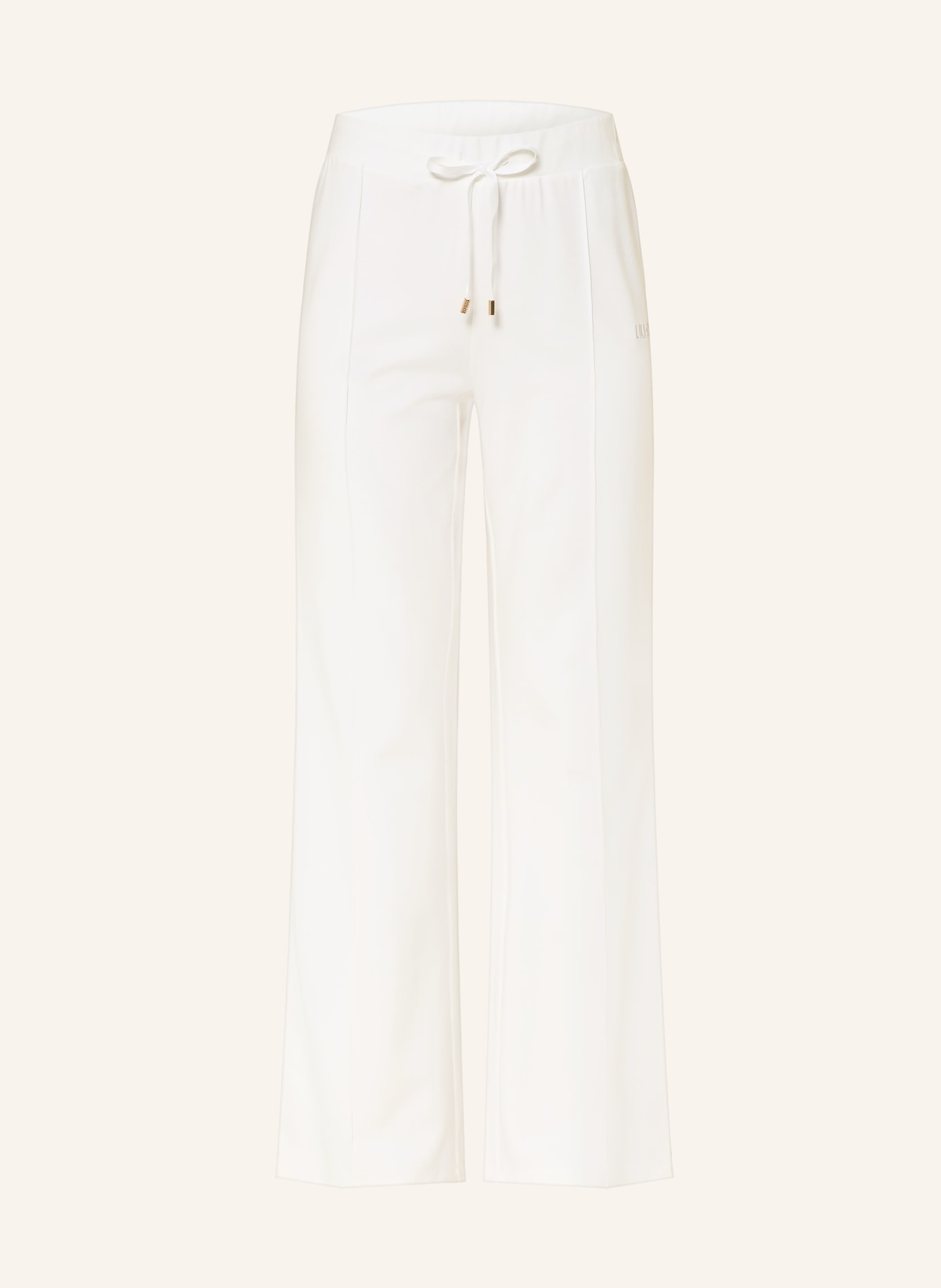 LIU JO Jerseyhose: WEISS / HELLGRAU