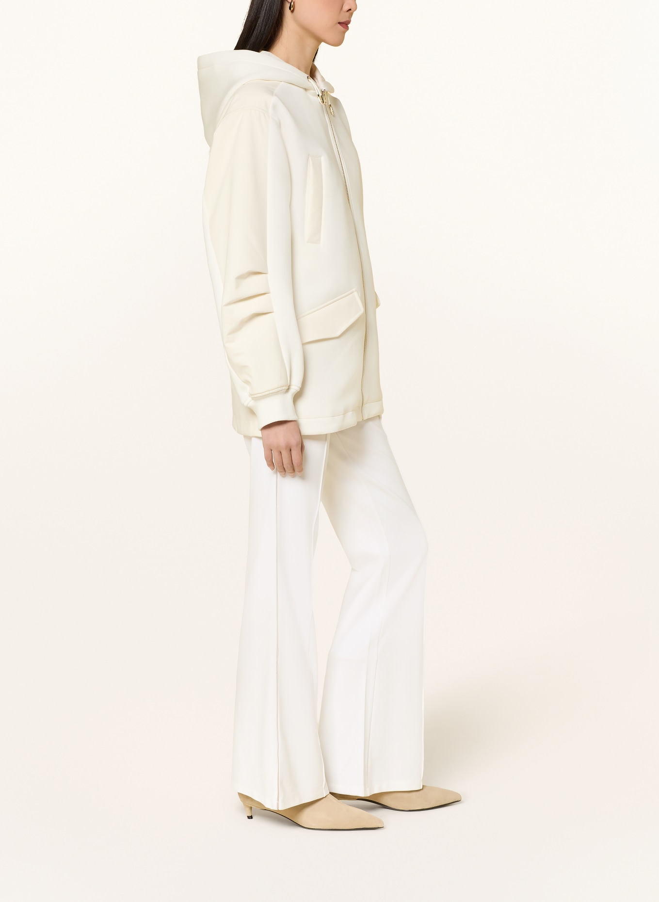 LIU JO Jerseyhose: WEISS / HELLGRAU