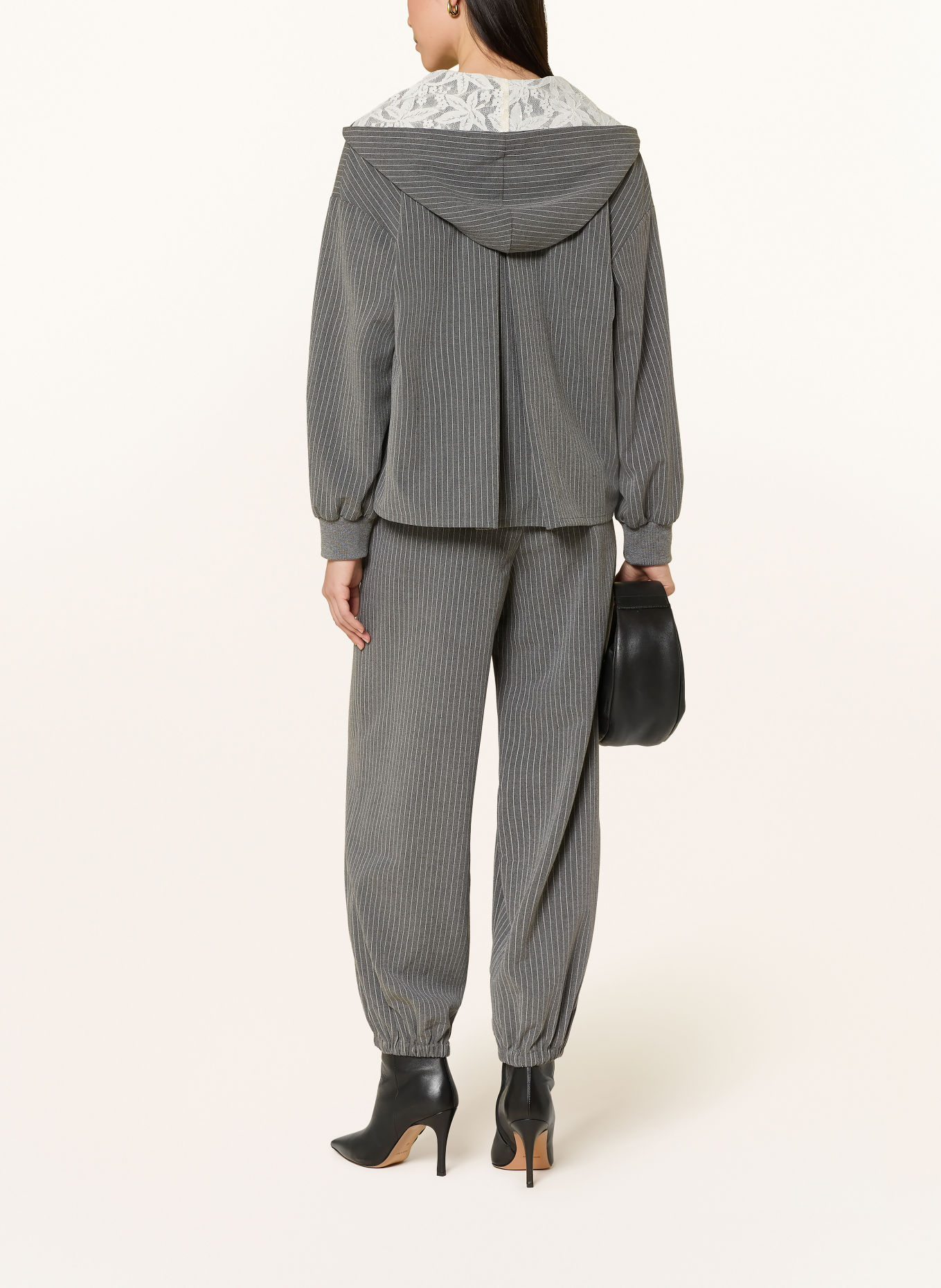 LIU JO Jacke: GRAU / WEISS
