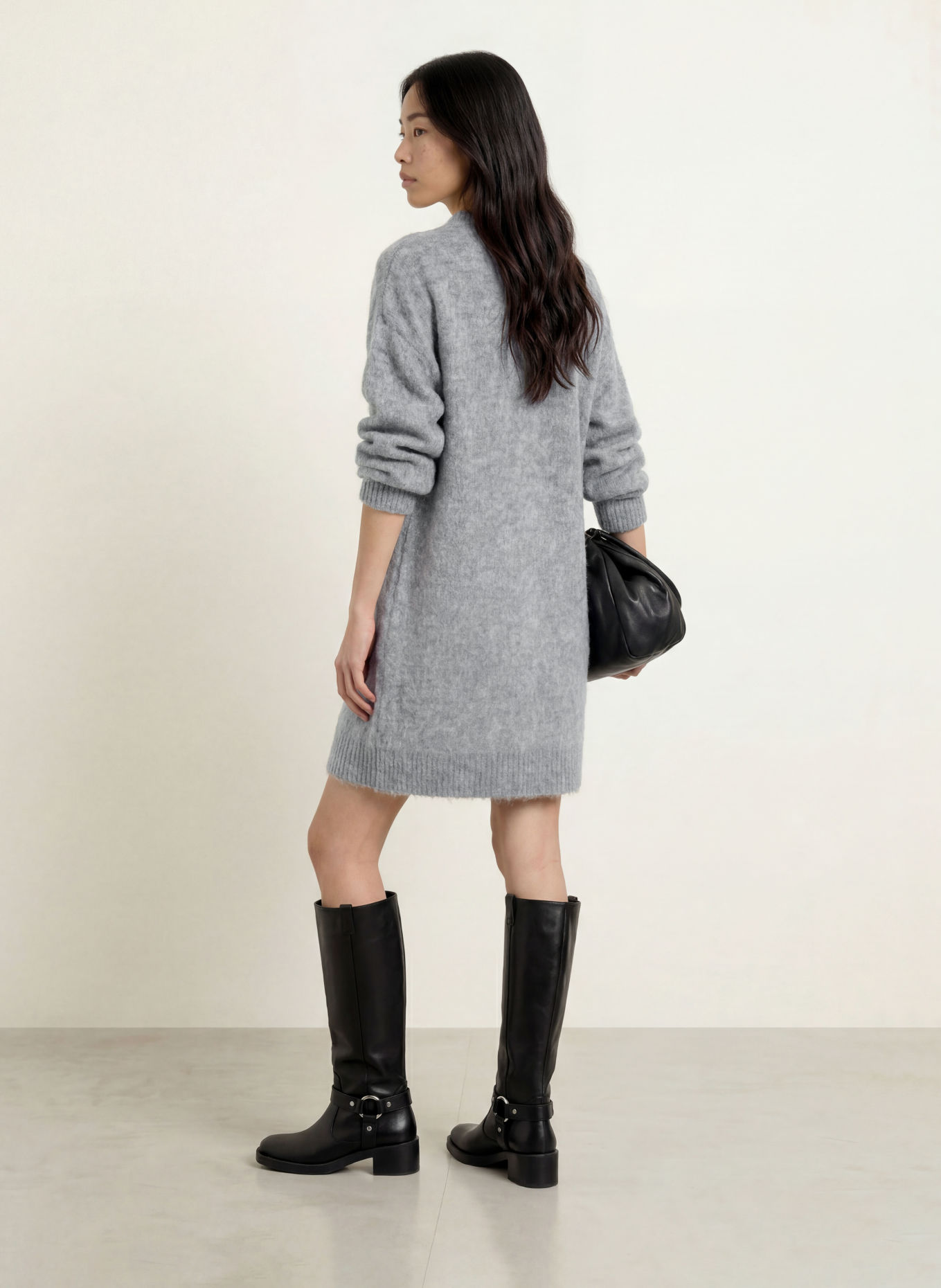 LIU JO Strickkleid: GRAU