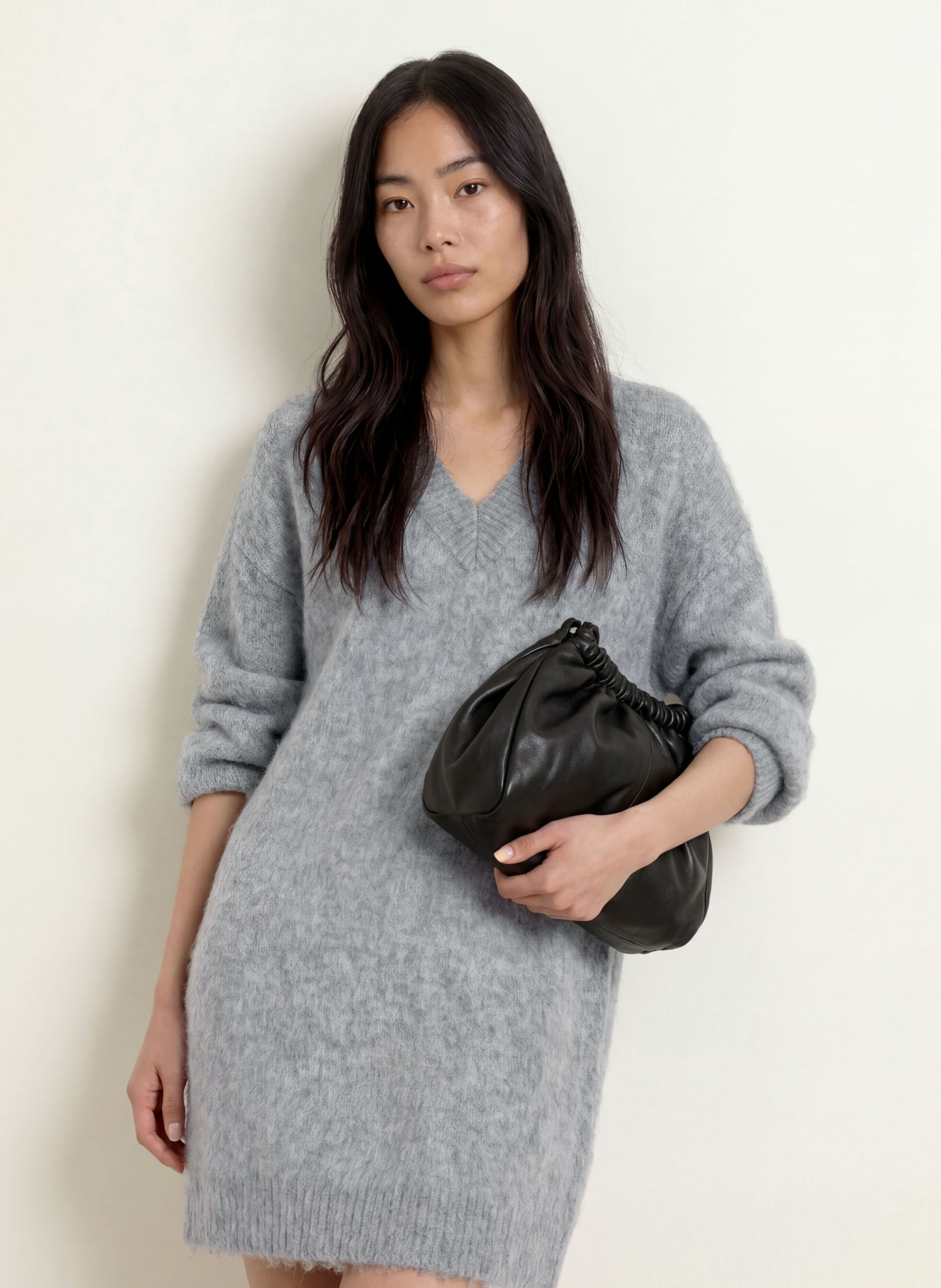 LIU JO Strickkleid: GRAU