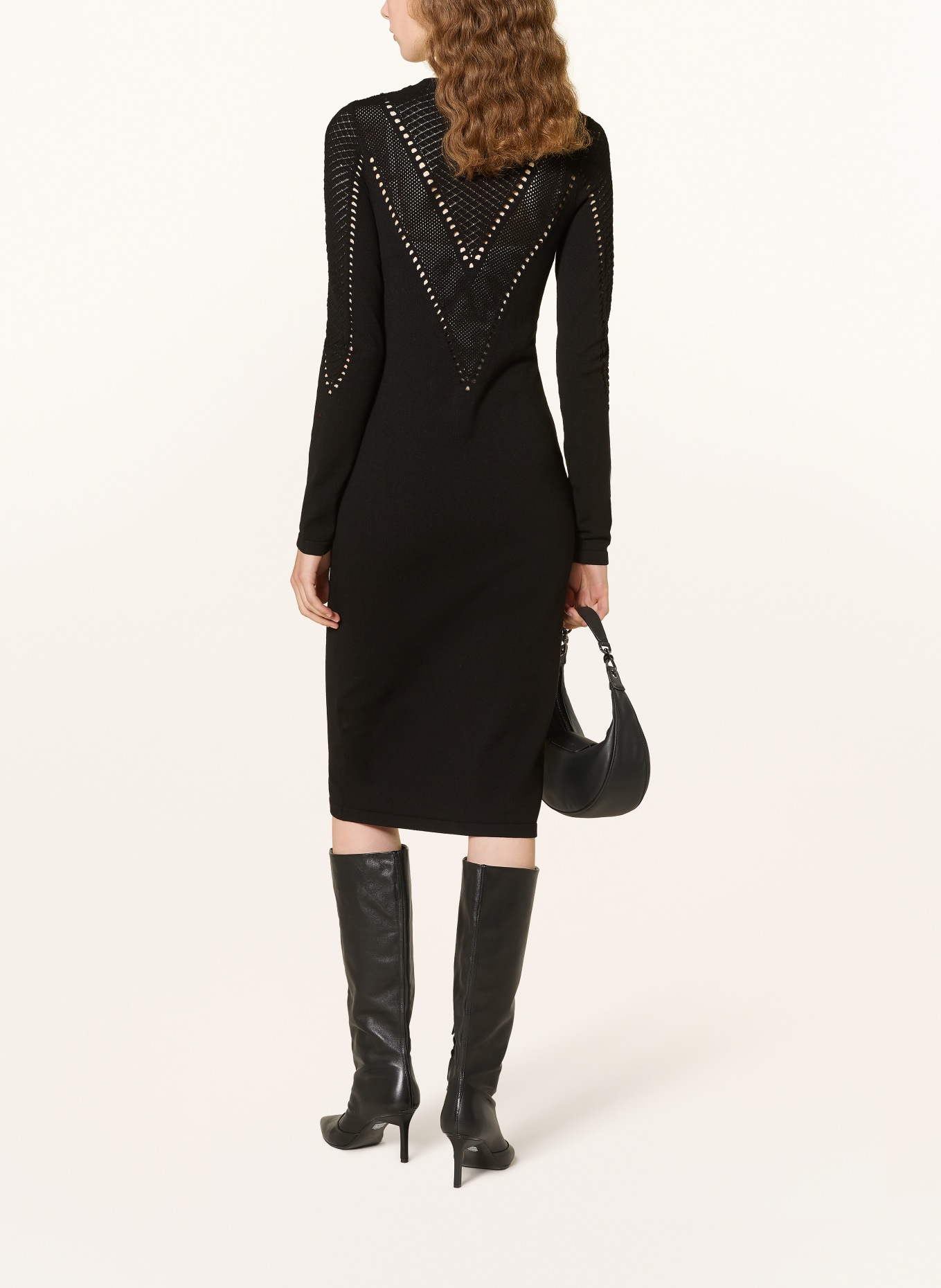 LIU JO Strickkleid: SCHWARZ