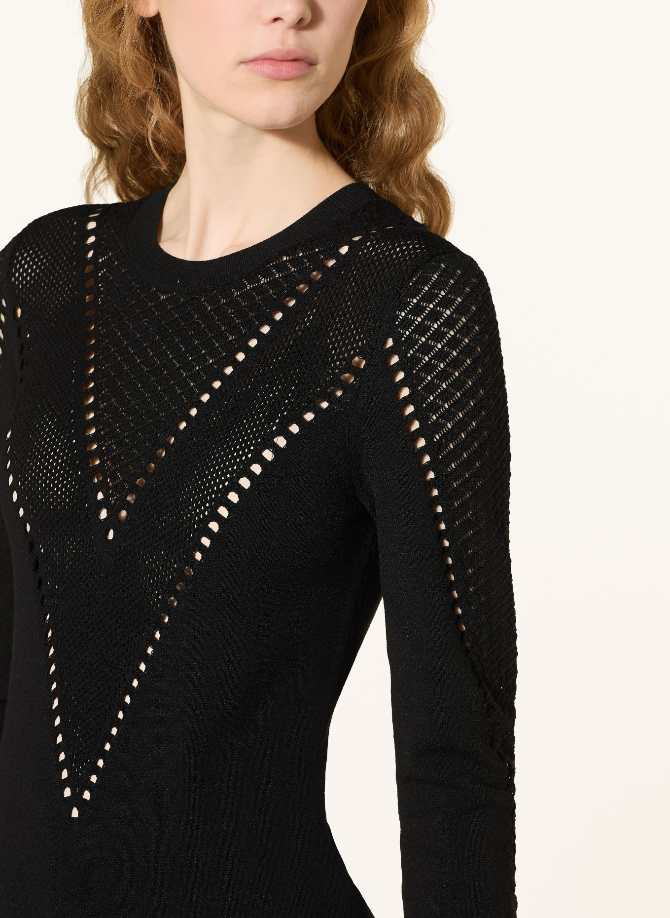 LIU JO Strickkleid: SCHWARZ