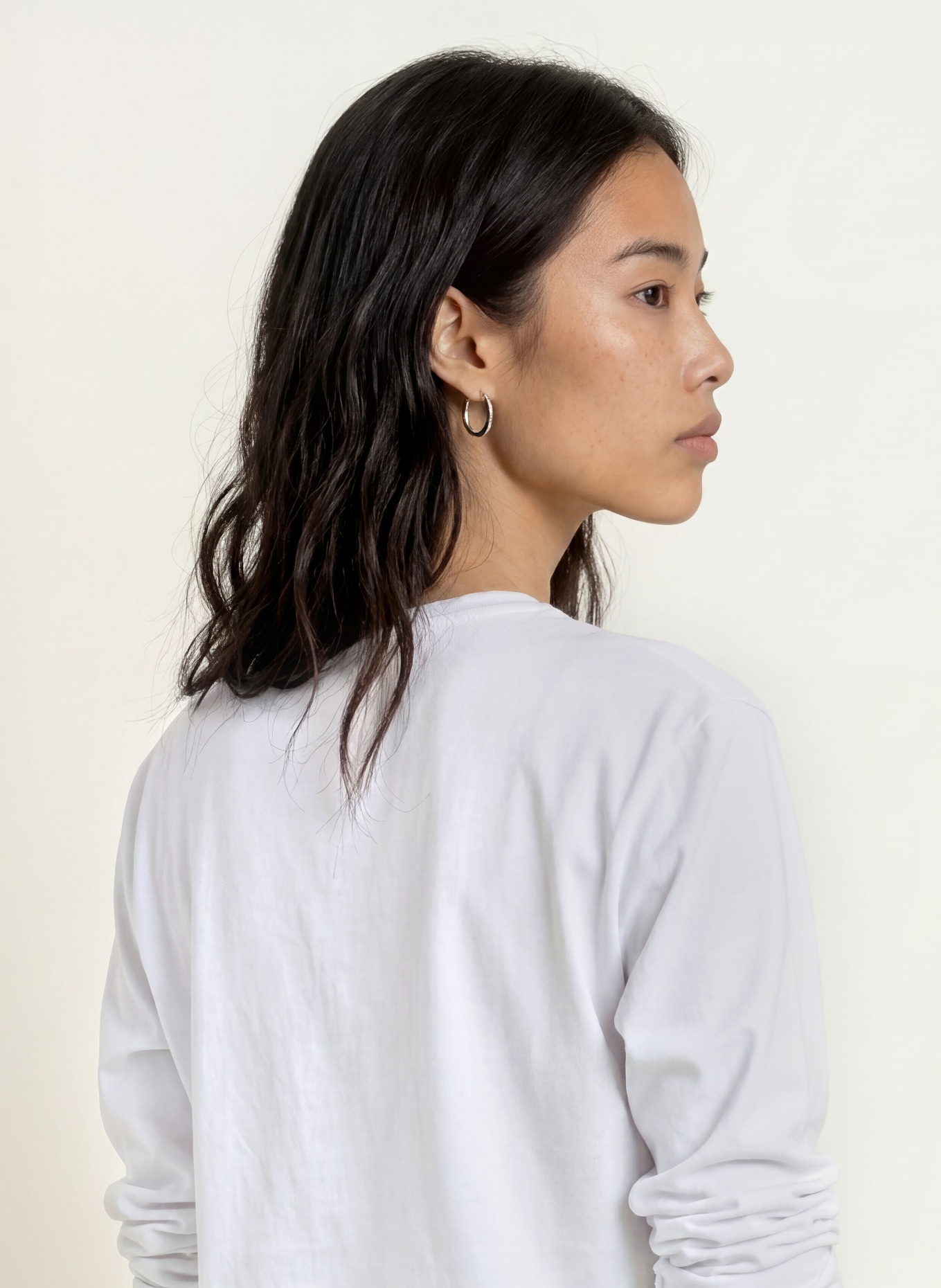 LIU JO Longsleeve met sierstenen: WIT