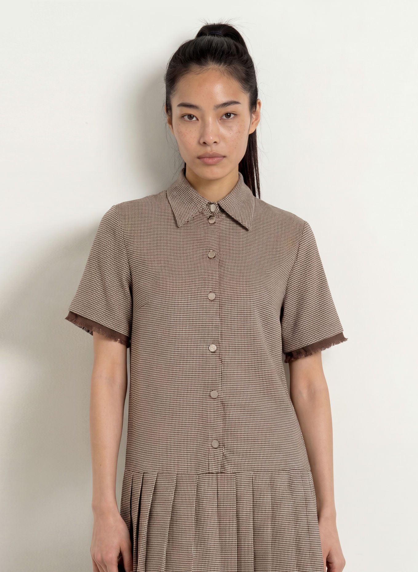 LIU JO Blousejurk: BRUIN / BEIGE