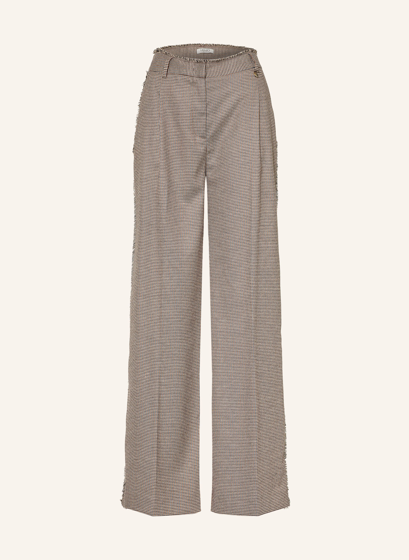 LIU JO Trousers: BEIGE / BROWN / BLUE