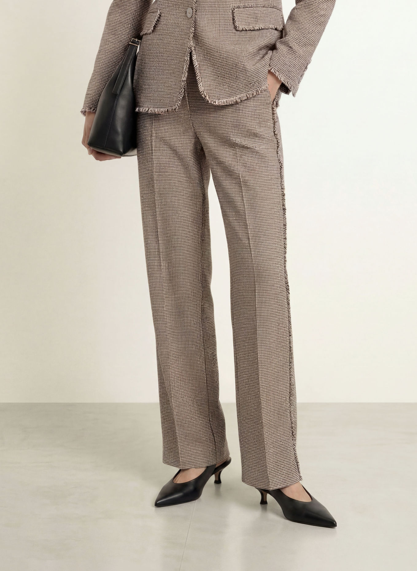 LIU JO Trousers: BEIGE / BROWN / BLUE