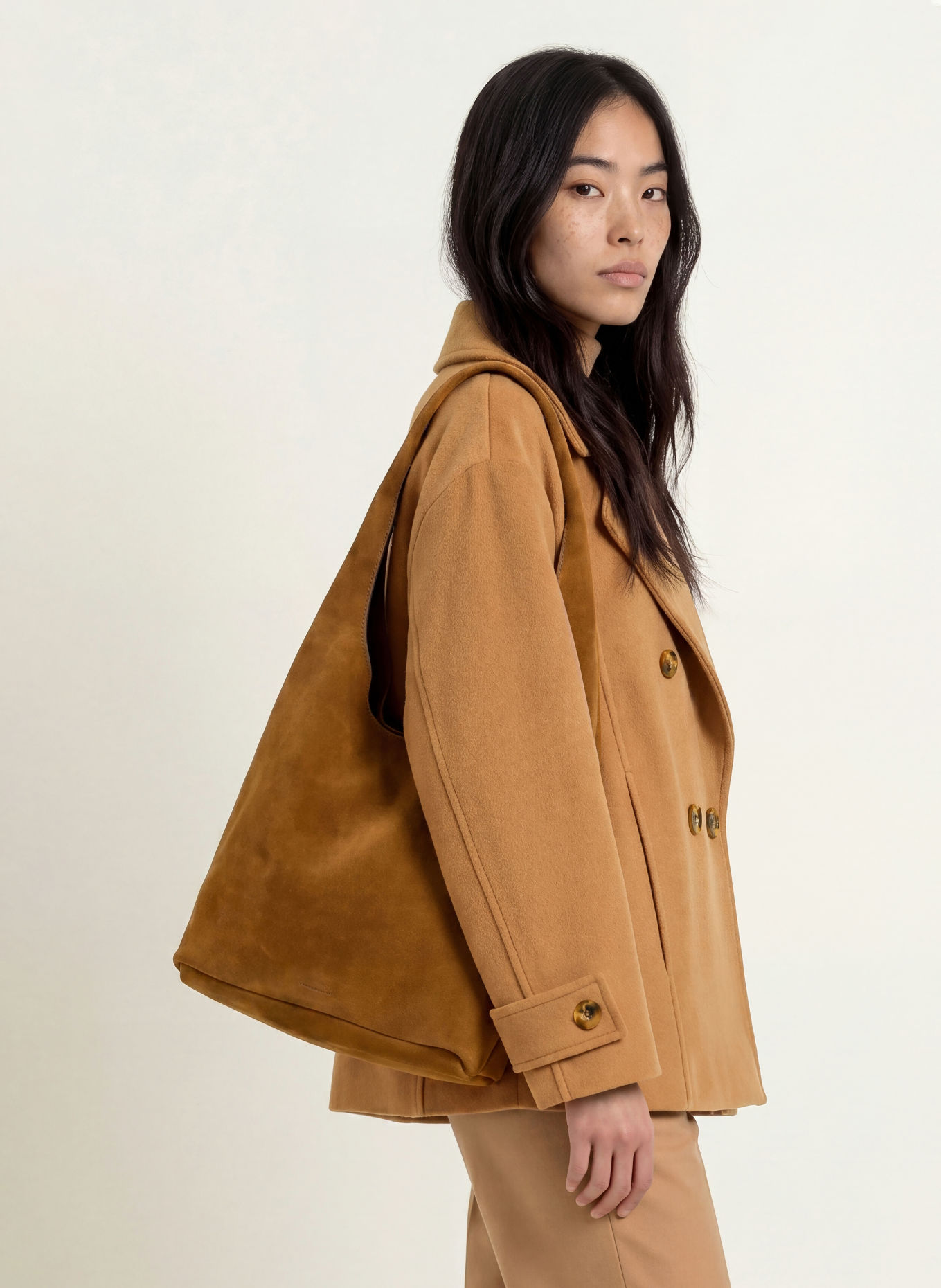 LIU JO Pea coat: COGNAC