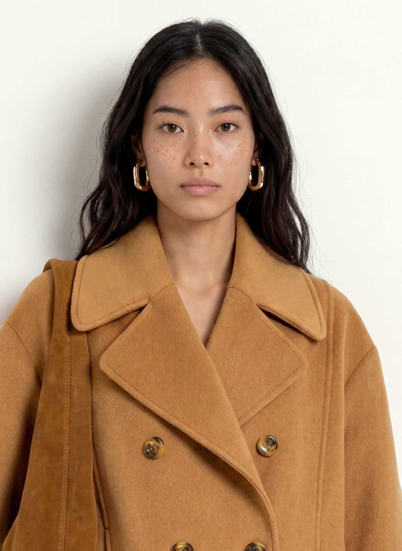LIU JO Pea coat: COGNAC