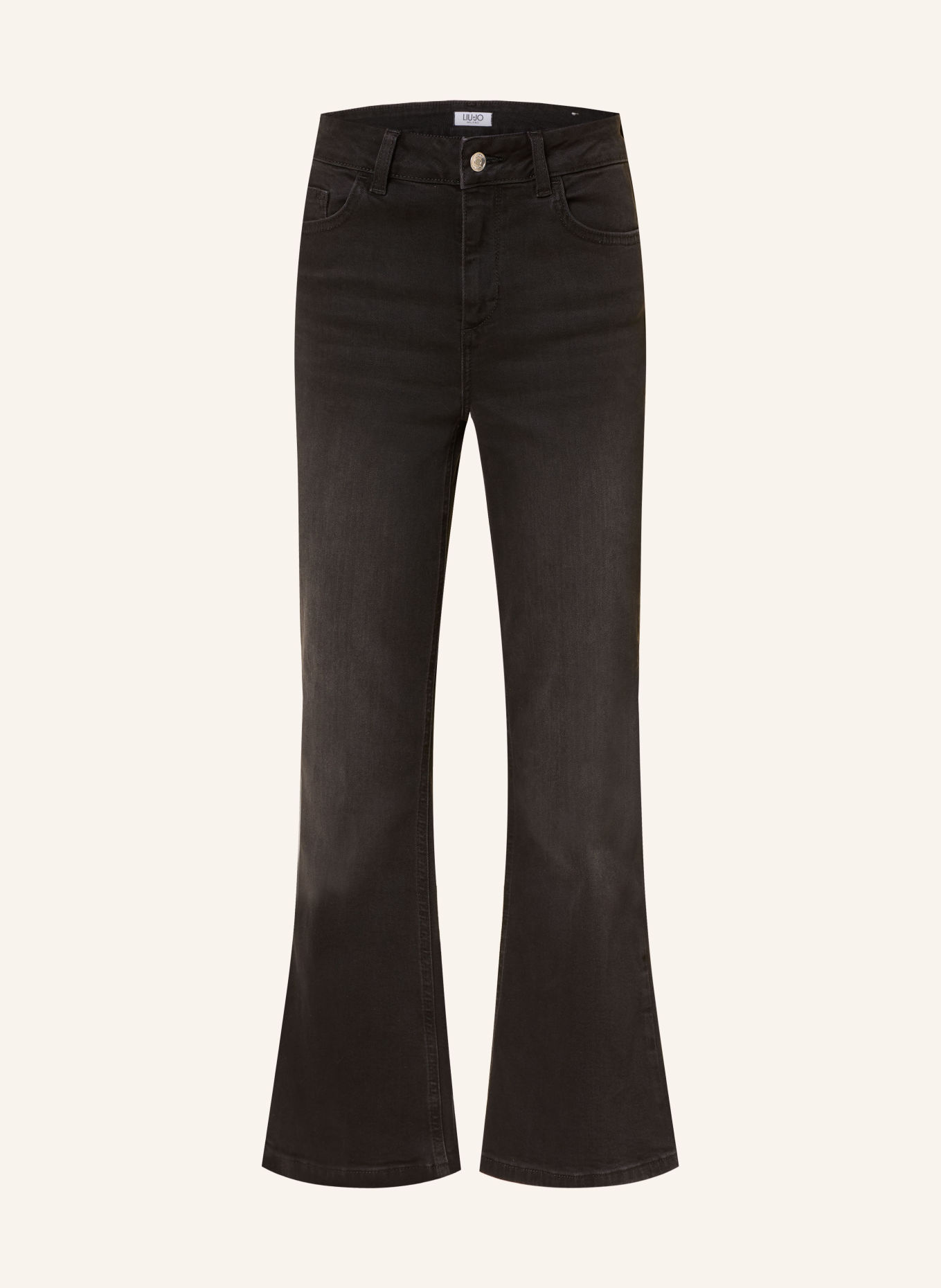 LIU JO Flared džíny PRINCESS: 87531 Den.black comfort