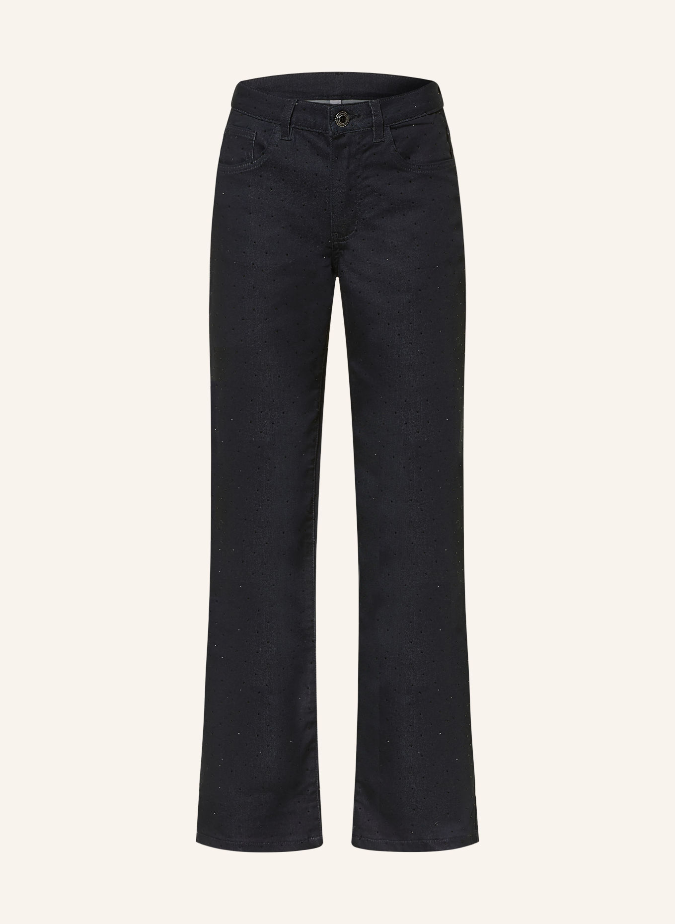 LIU JO Straight jeans with rhinestones: 77000 NORMAL WASH