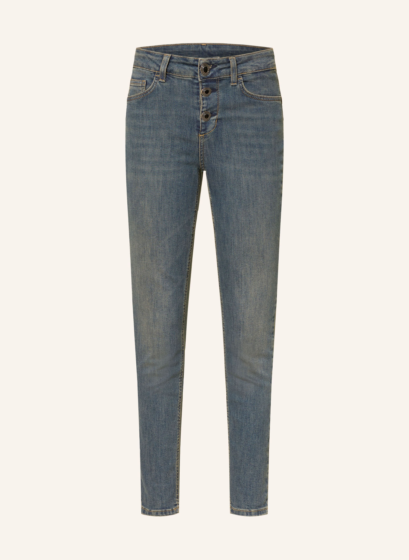 LIU JO Skinny džíny DEVINE: 79137 Den.Blue dirty jolie