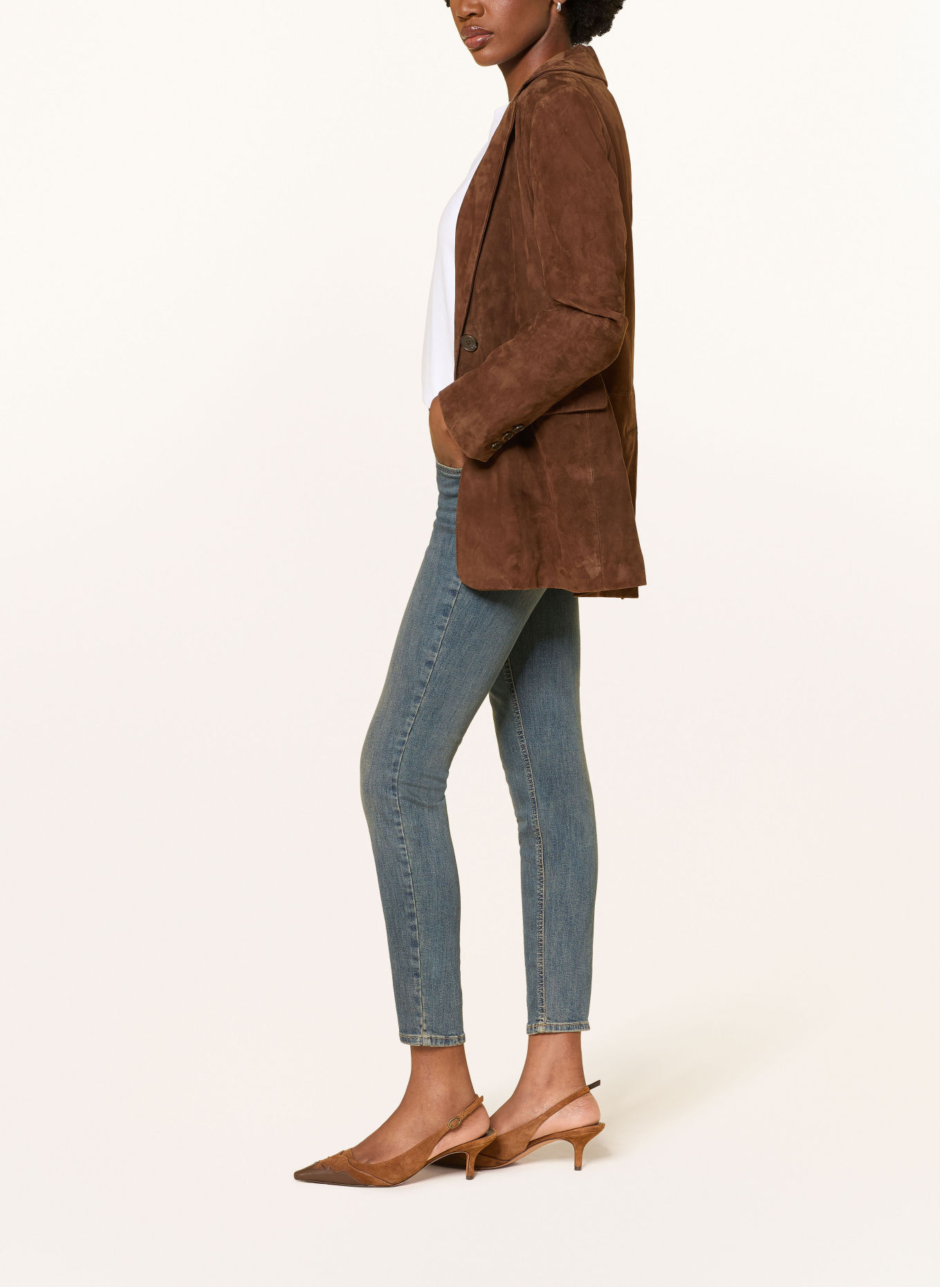LIU JO Skinny džíny DEVINE: 79137 Den.Blue dirty jolie