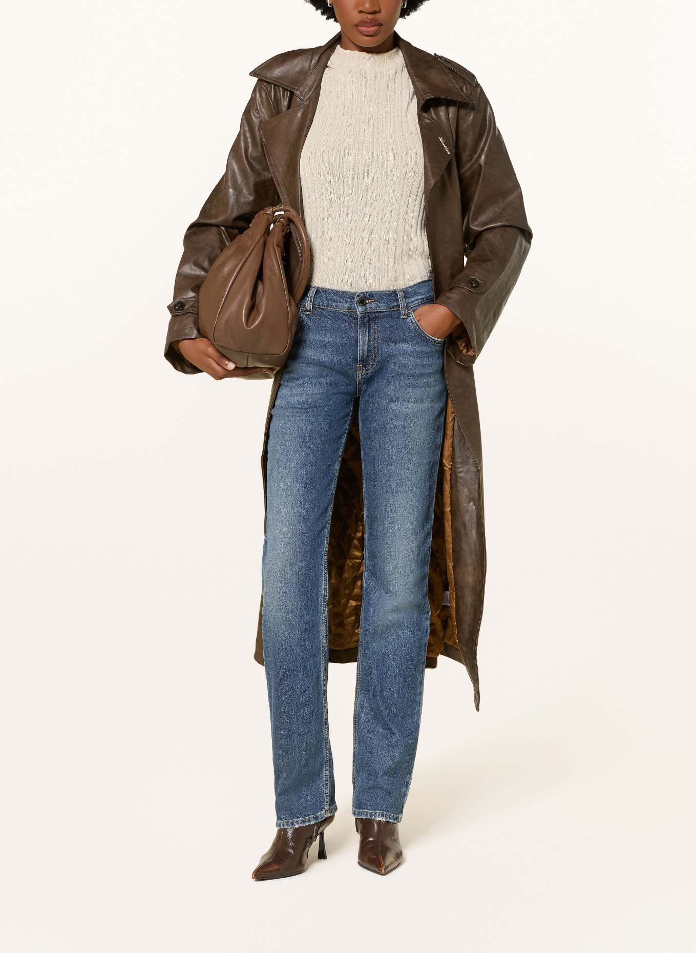 LIU JO Jeansy straight: 79096 Den.Blue dk.charm wa