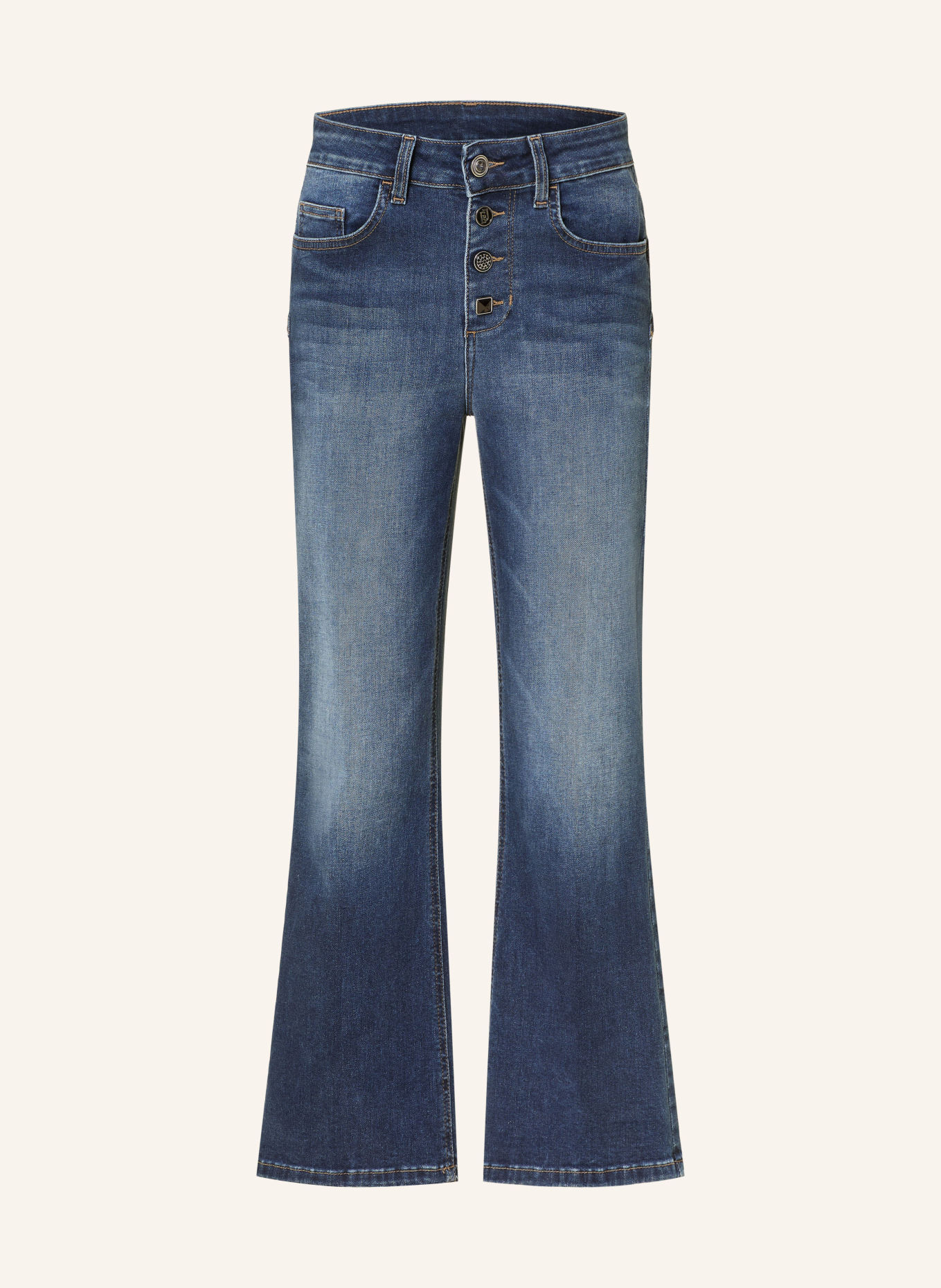 LIU JO PRINCESS Flared jeans: 79078 Den.Blue dk.twist wa