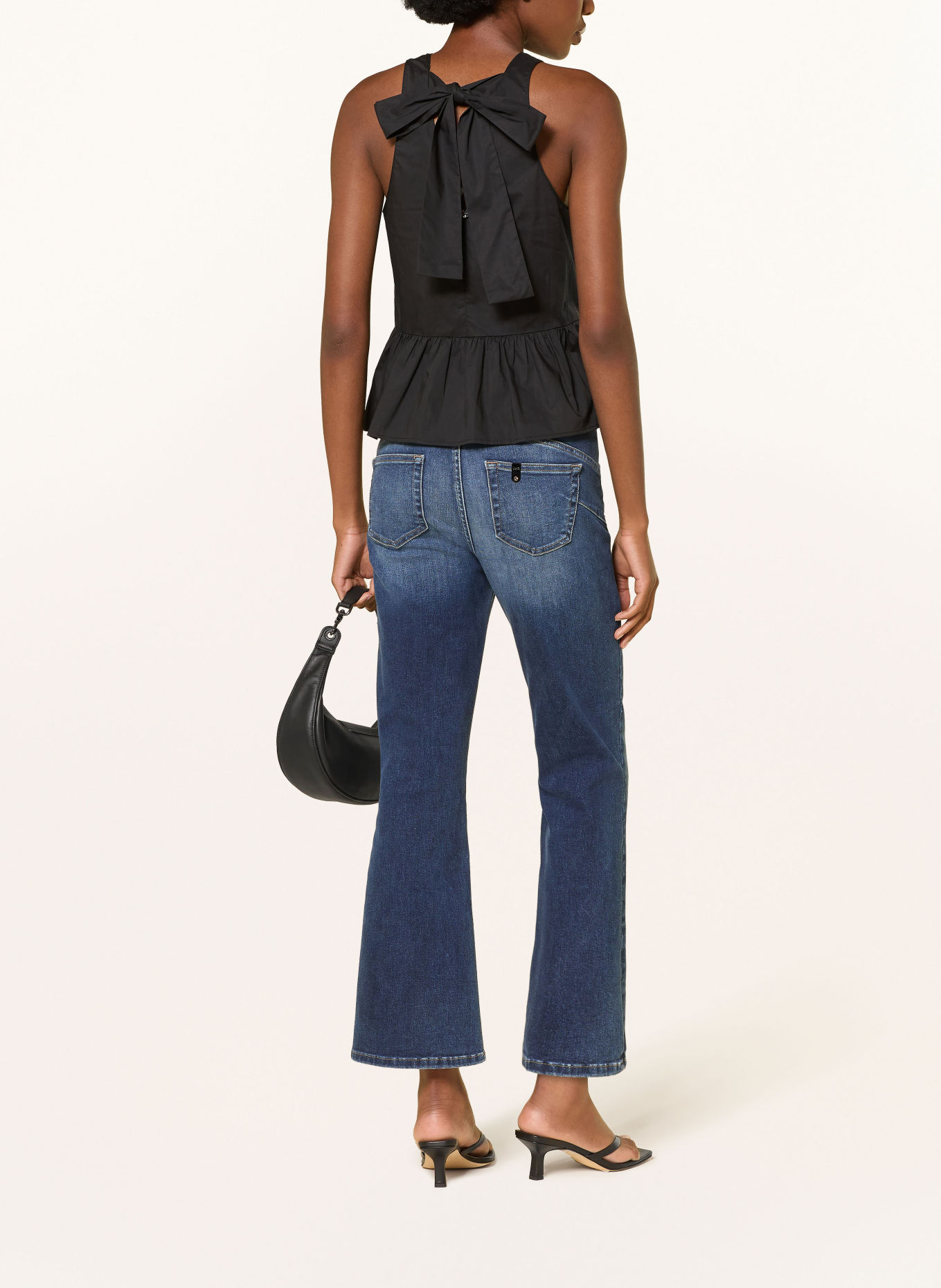 LIU JO PRINCESS Flared jeans: 79078 Den.Blue dk.twist wa