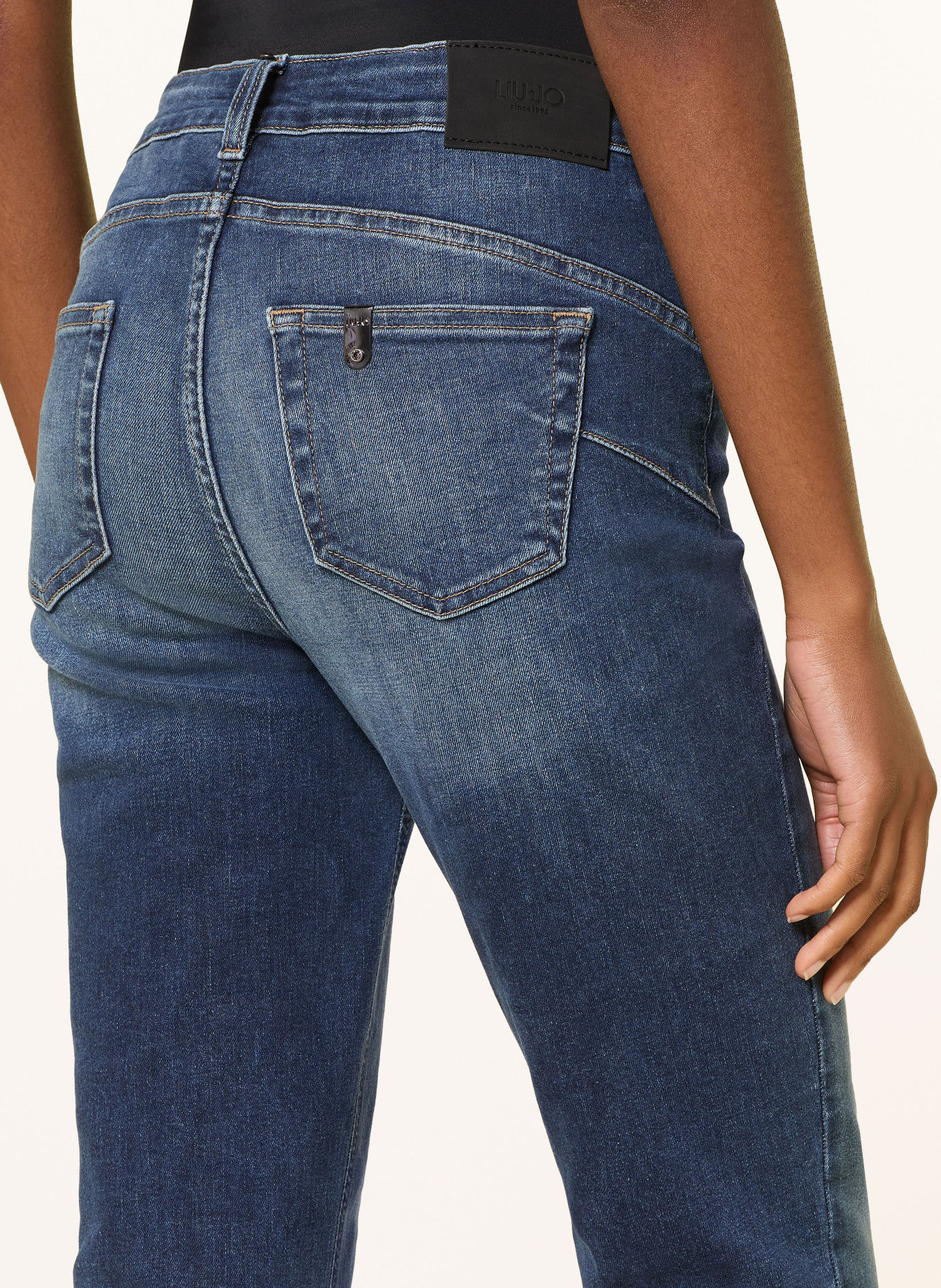 LIU JO PRINCESS Flared jeans: 79078 Den.Blue dk.twist wa