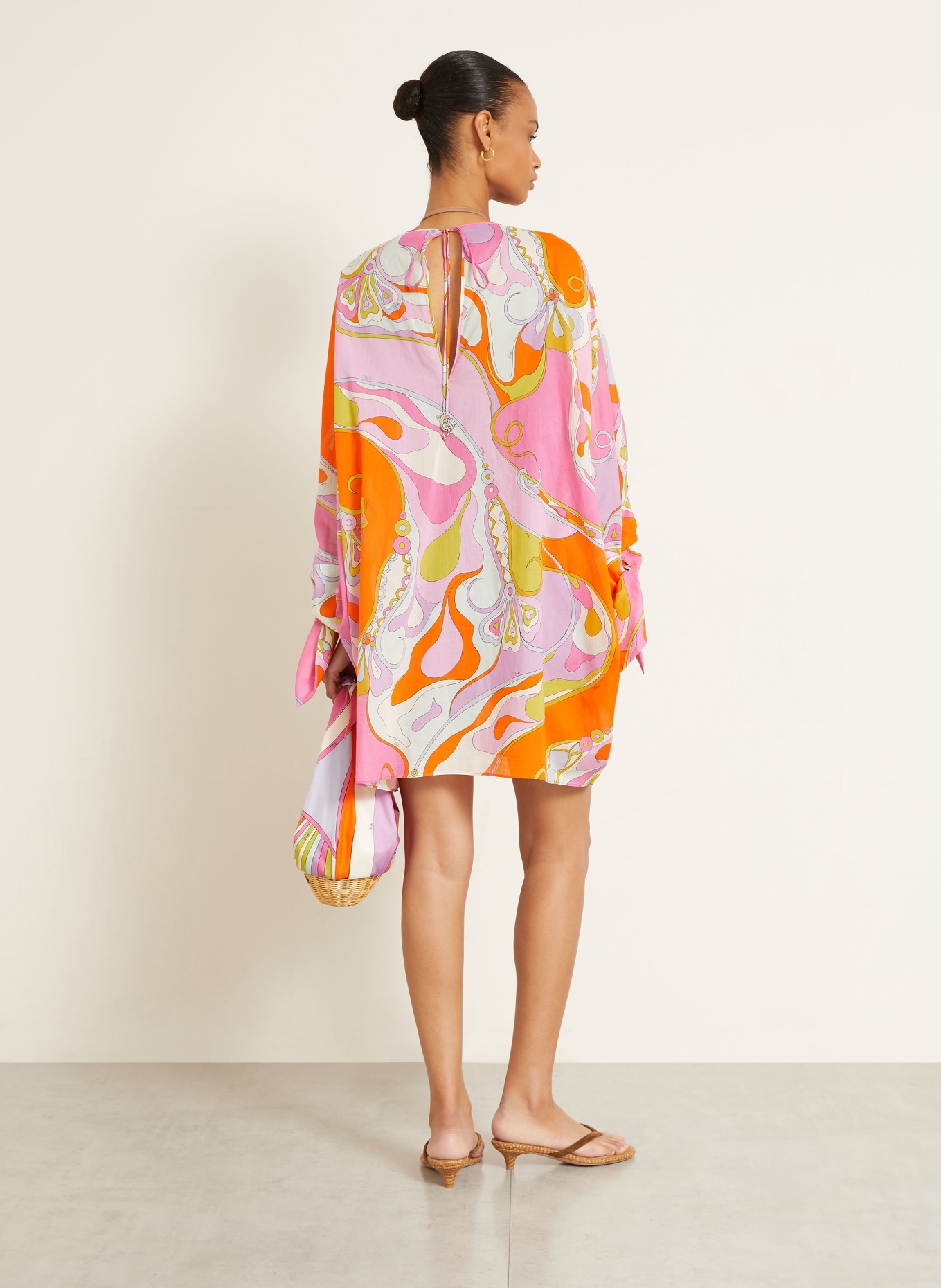 PUCCI Strandkleid: ROSA / HELLLILA / ORANGE