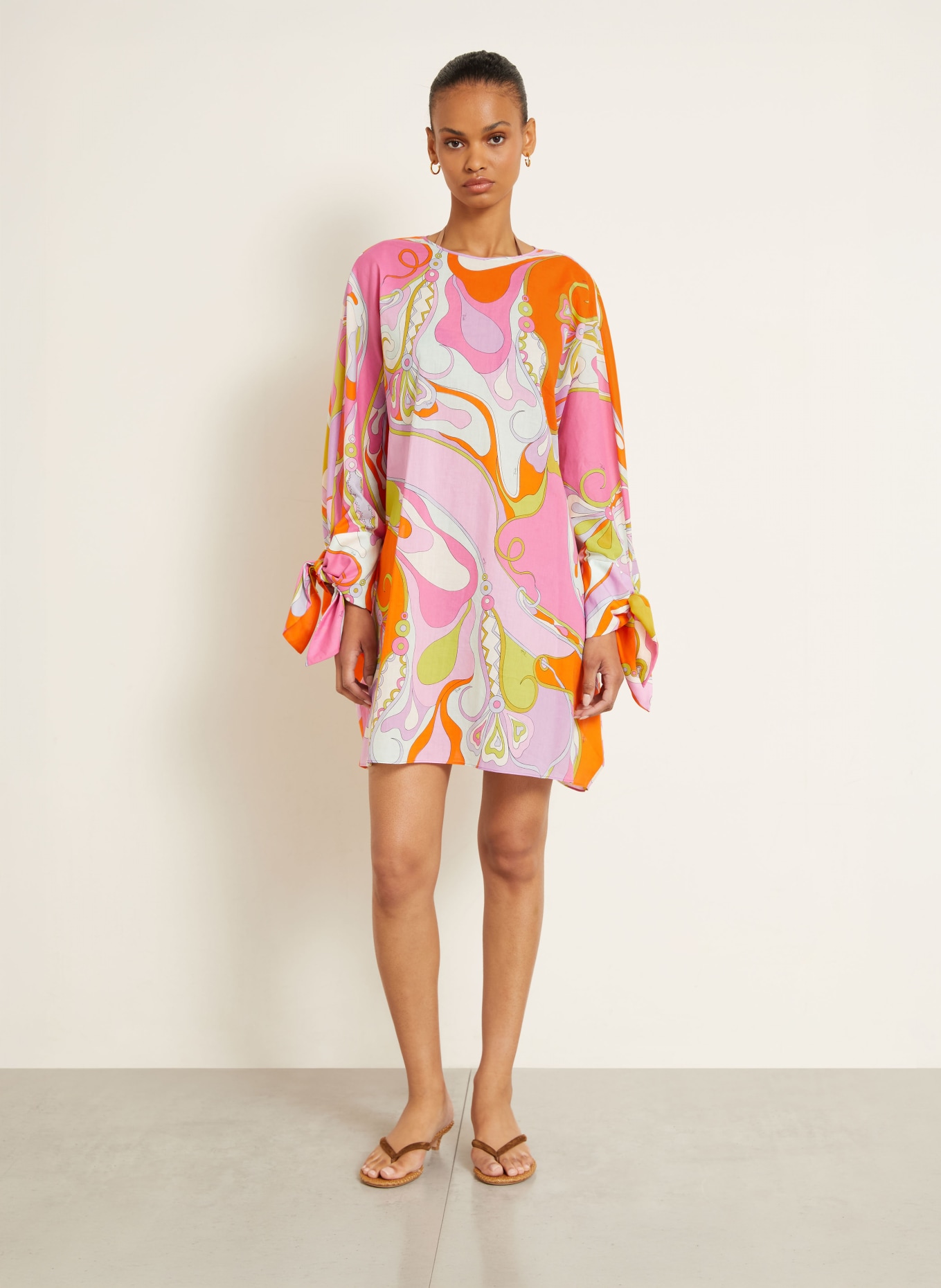 PUCCI Strandkleid: ROSA / HELLLILA / ORANGE