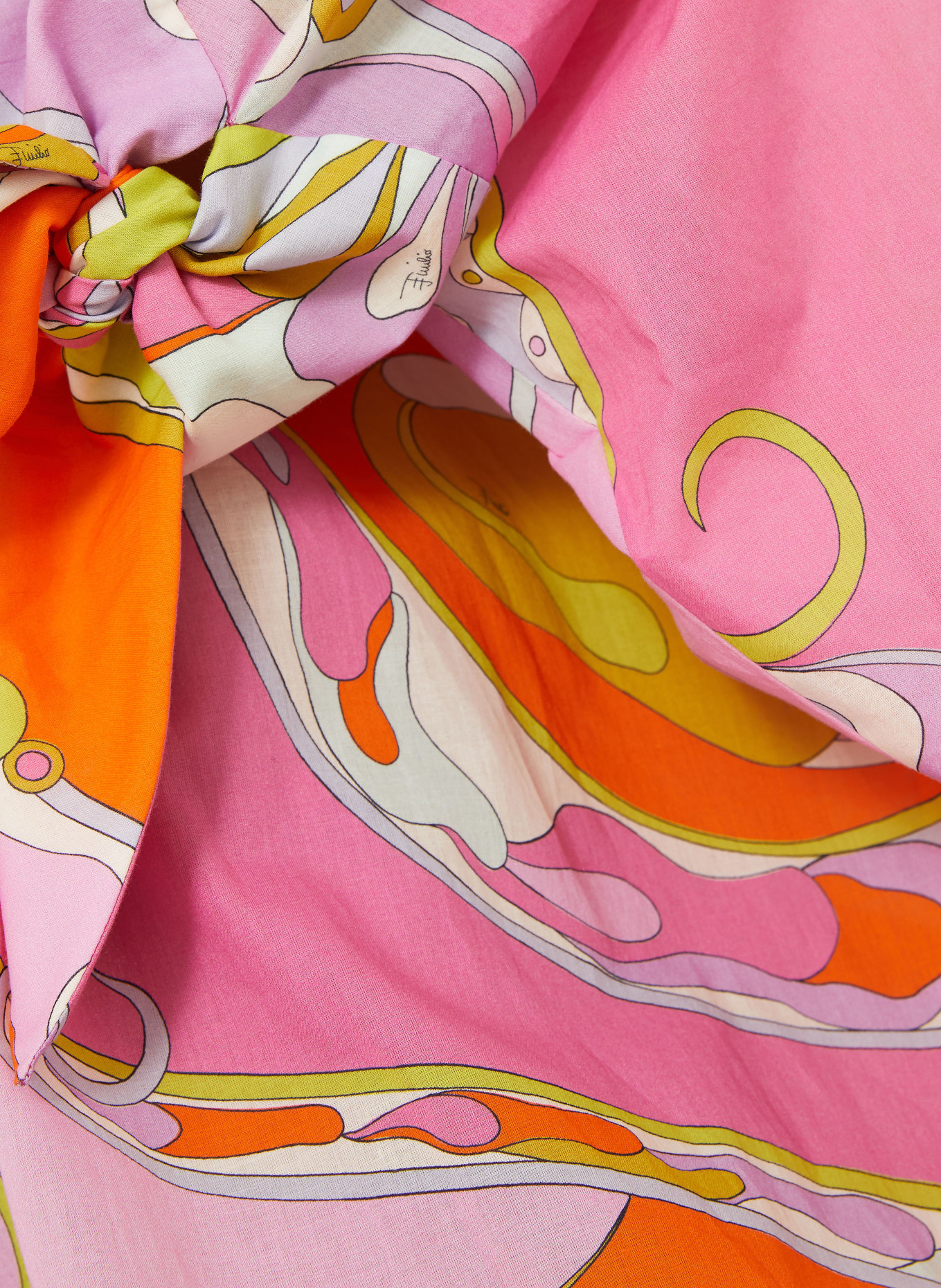 PUCCI Strandkleid: ROSA / HELLLILA / ORANGE