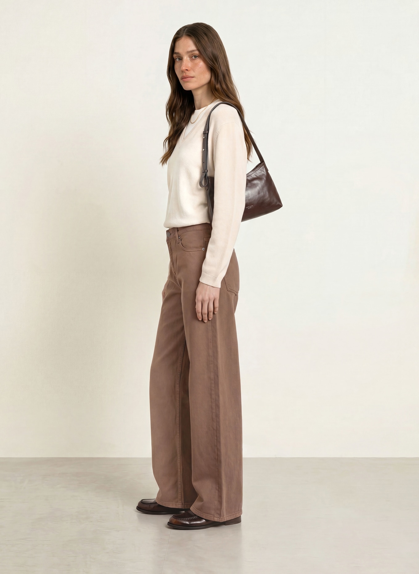 InWear Wide Leg Jeans GLADYSIW: 181307 Coffee Quartz