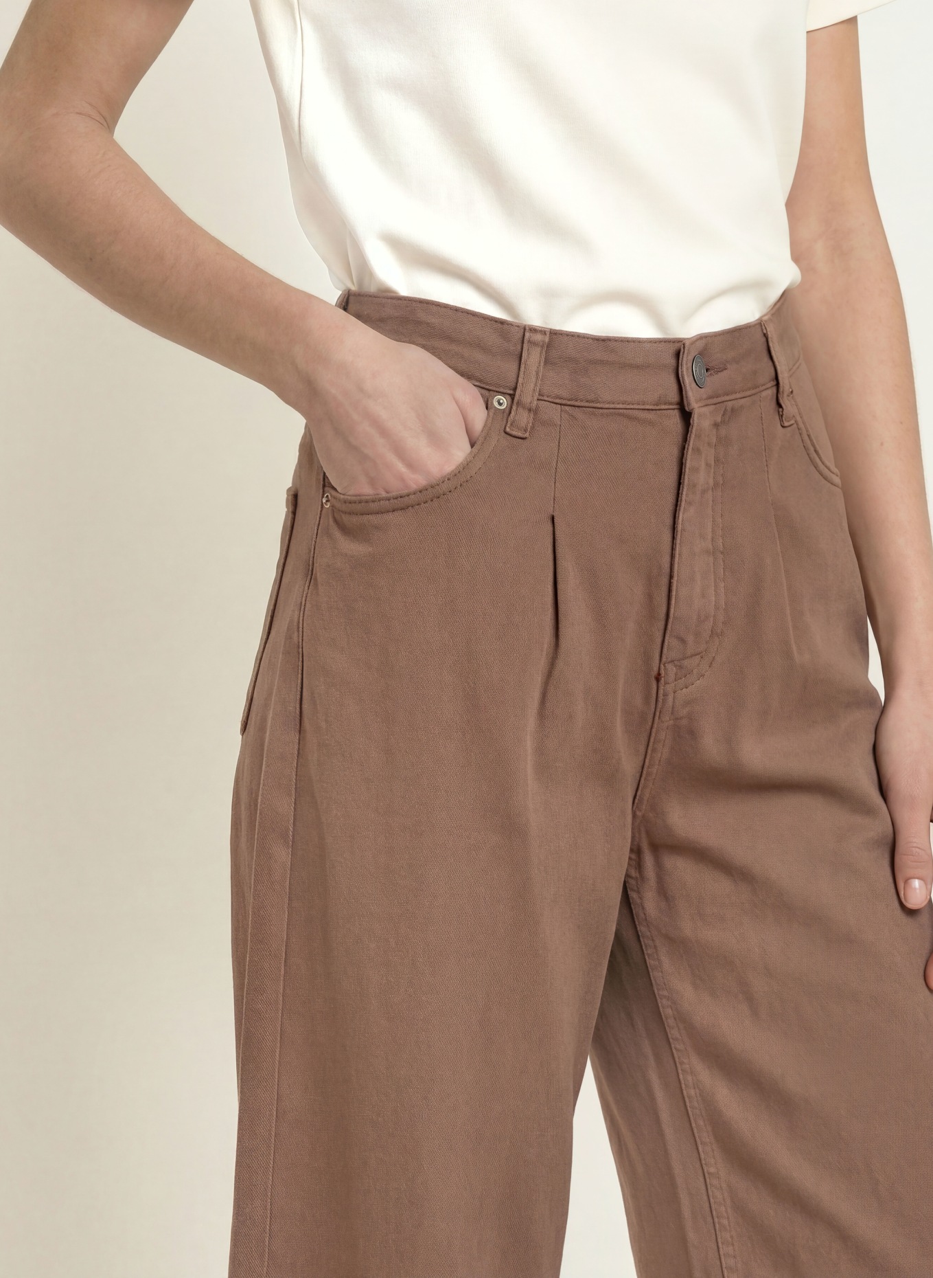 InWear Wide Leg Jeans GLADYSIW: 181307 Coffee Quartz