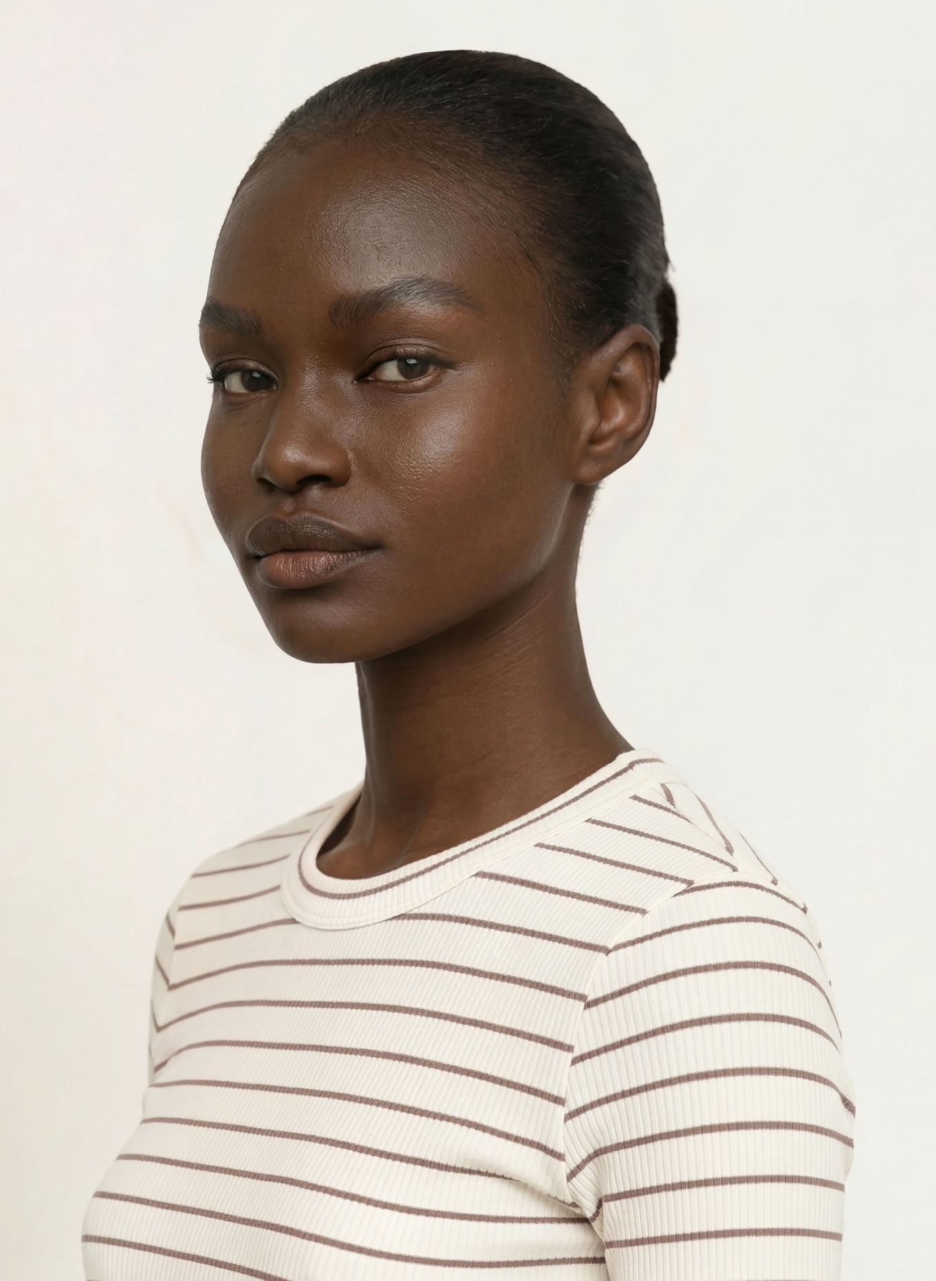 InWear T-Shirt DAGNAIW: CREME / TAUPE