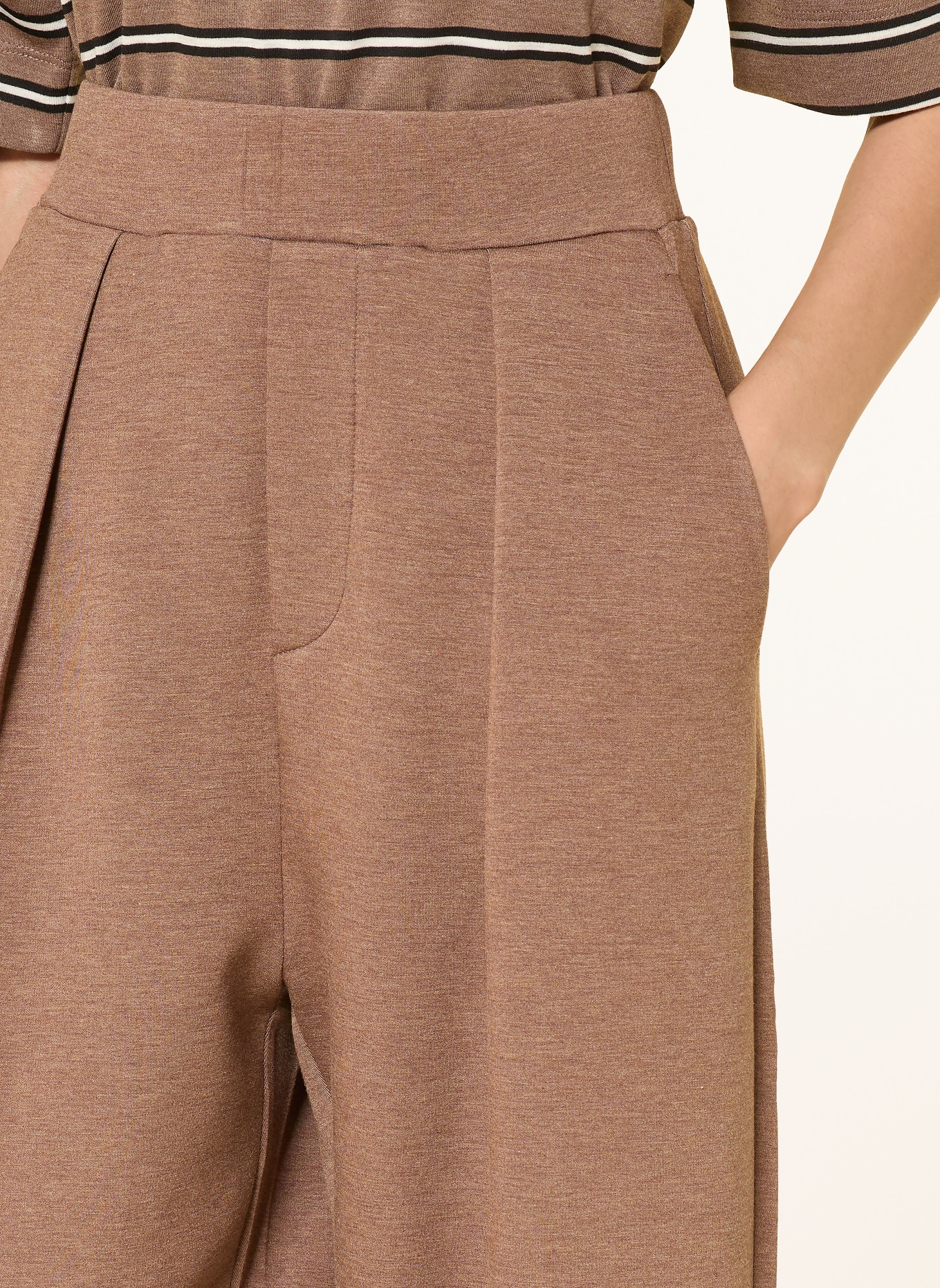 InWear Spodnie 7/8 PANNIEIW z dżerseju: JASNOBRĄZOWY