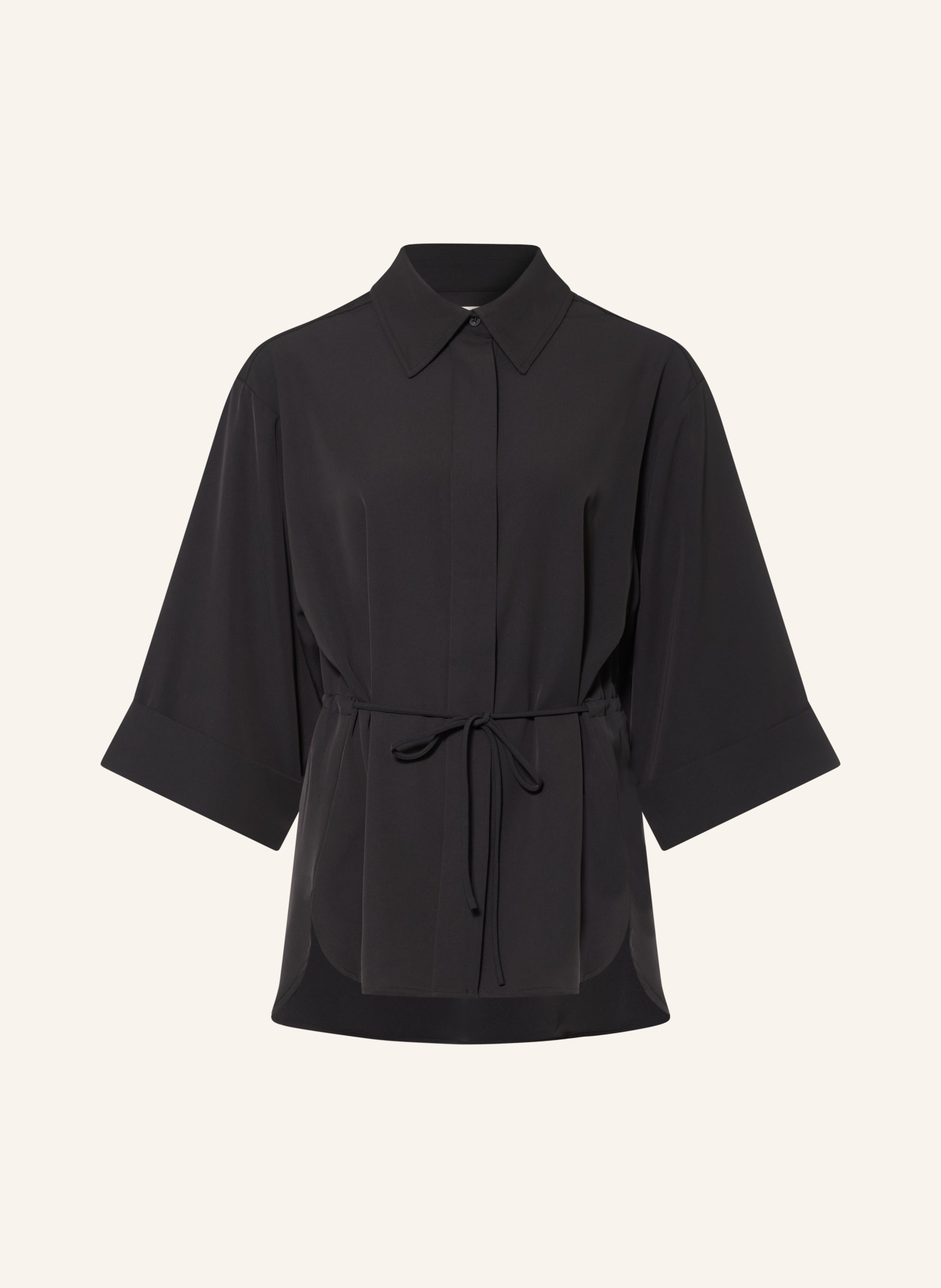 InWear QAILEYIW shirt blouse with 3/4 sleeves: BLACK
