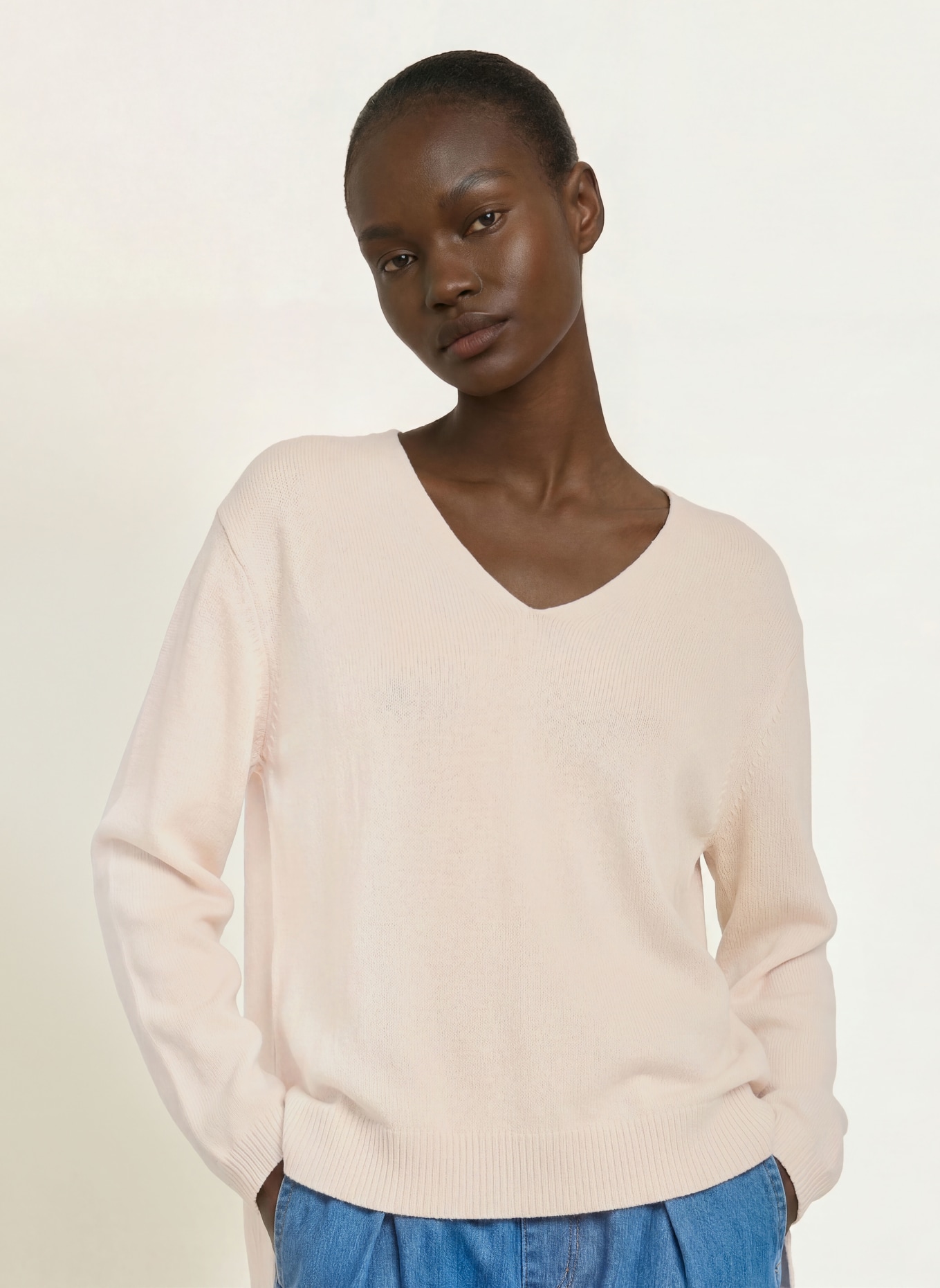 InWear Pull DEVAIW en lin: ÉCRU