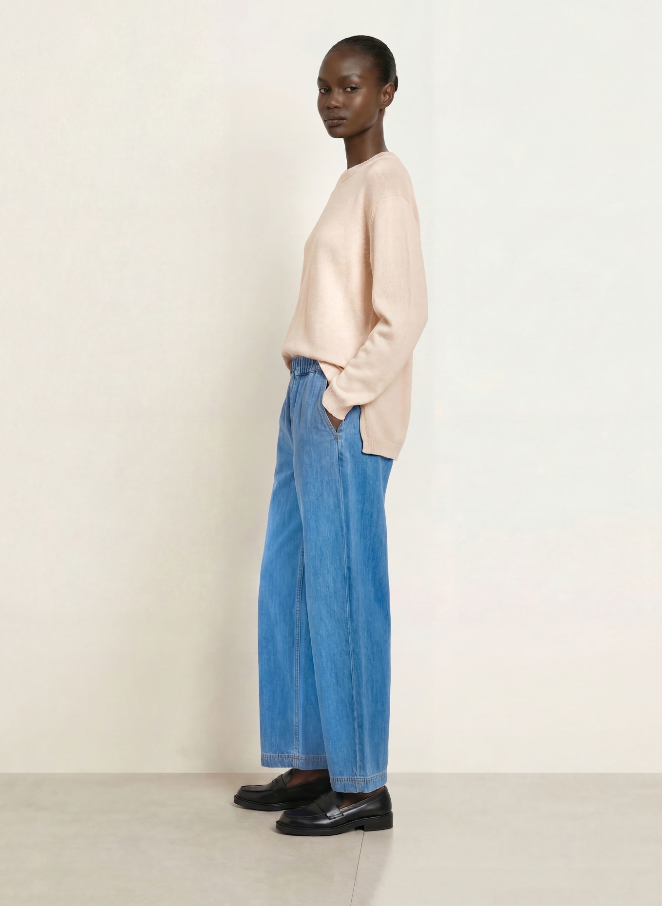 InWear Pull DEVAIW en lin: ÉCRU