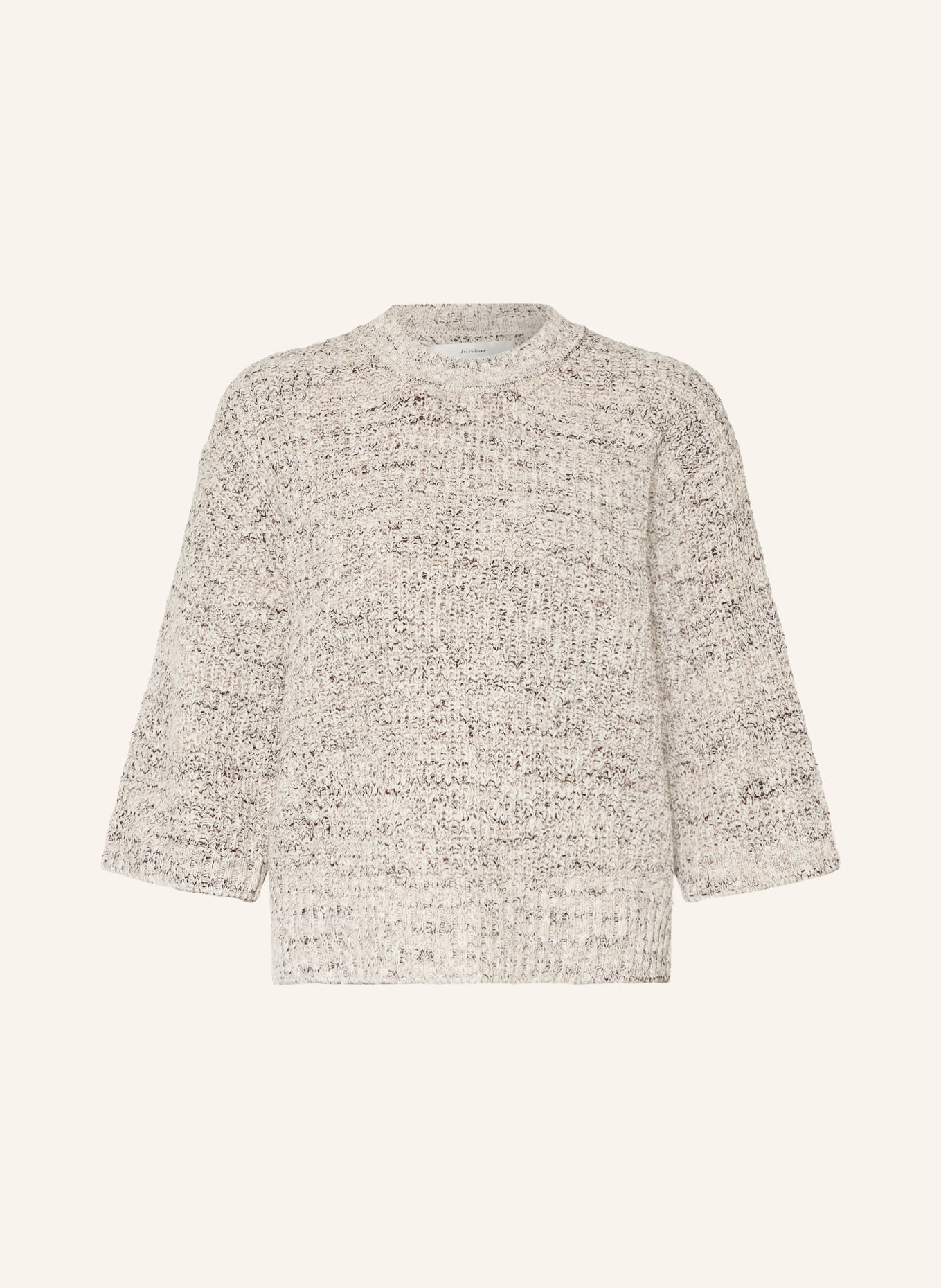 InWear Strickshirt DUAIW: CREME / ECRU / SCHWARZ